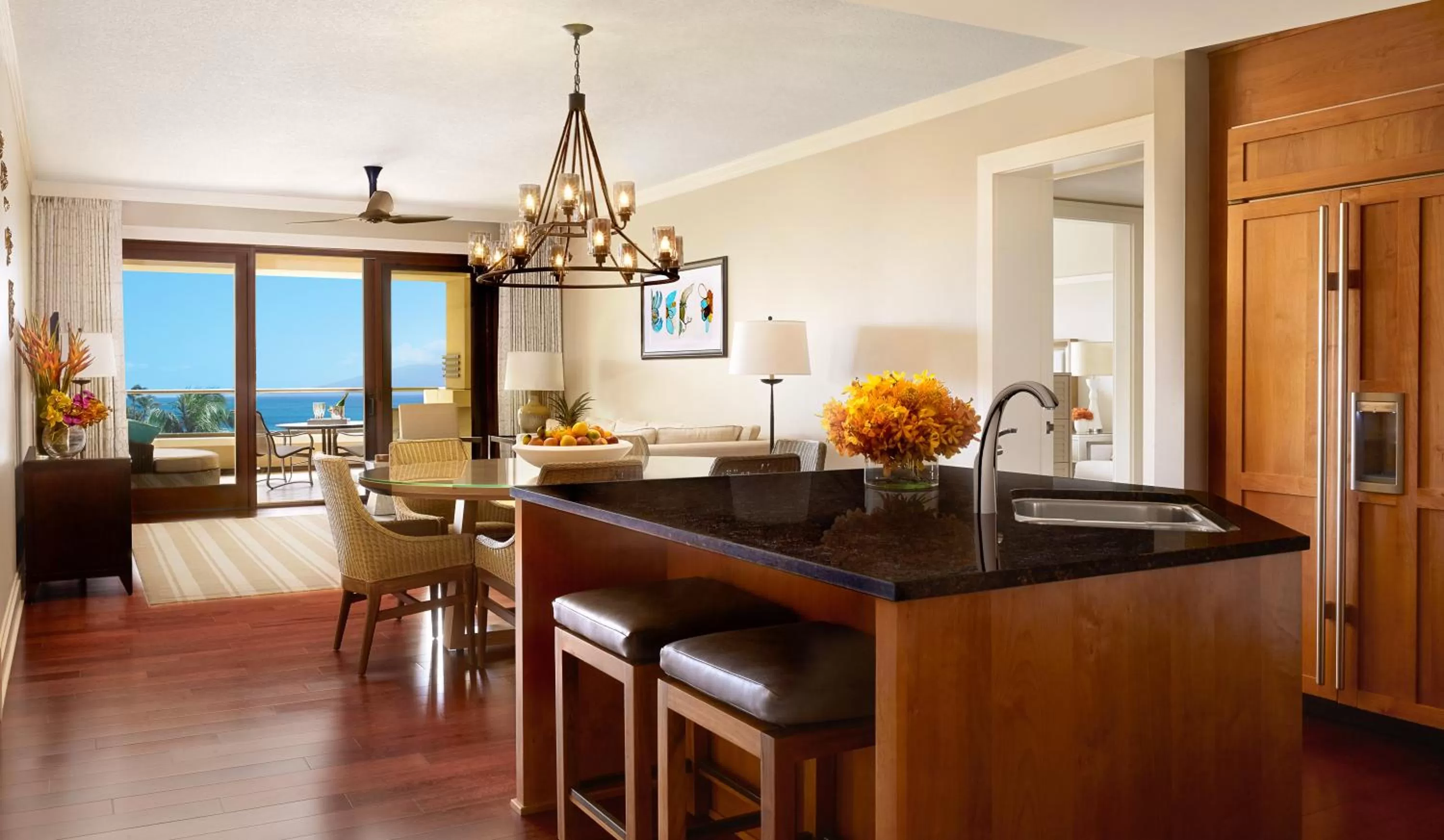 Living room in Montage Kapalua Bay