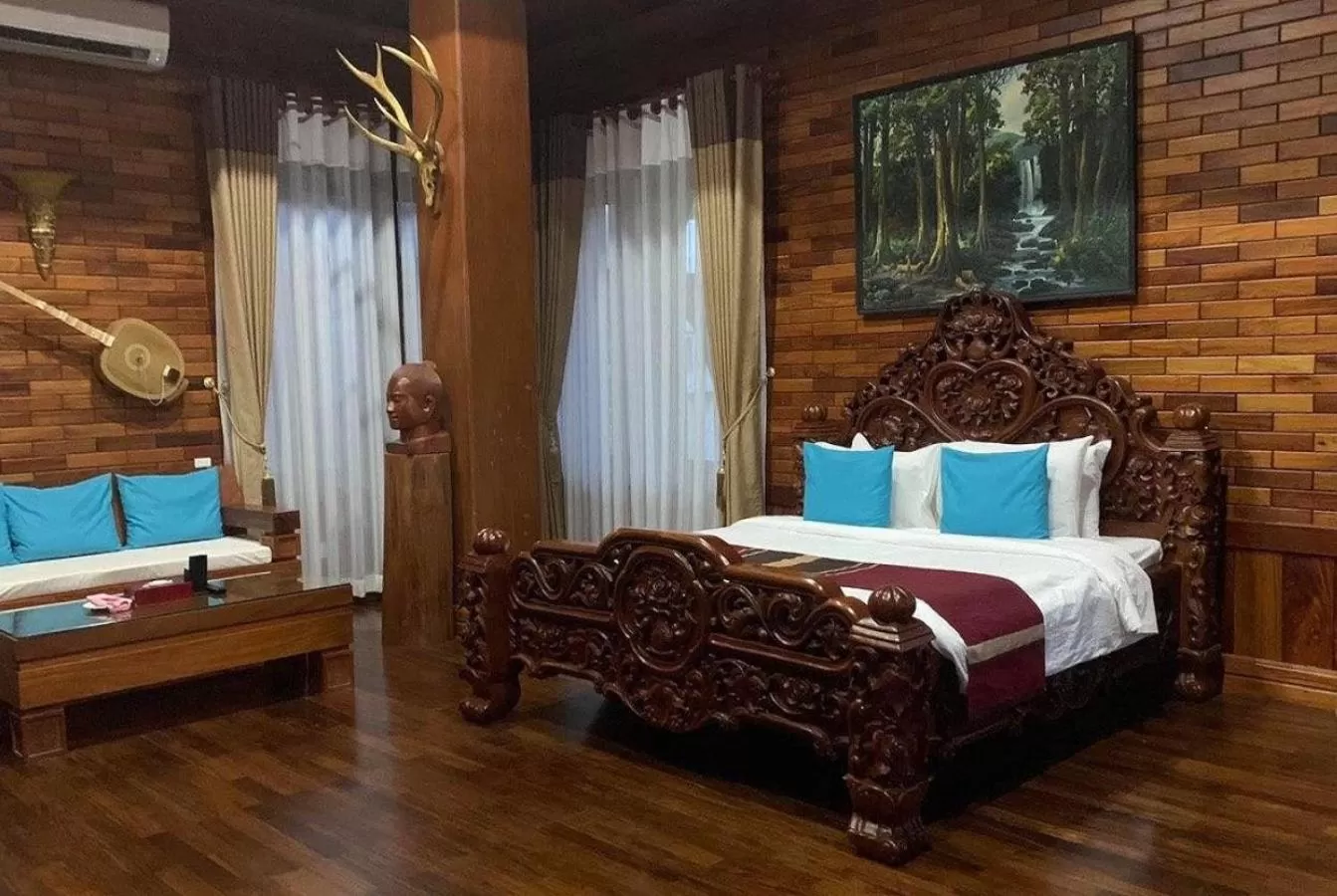 Bed in Try Palace Resort-Kep