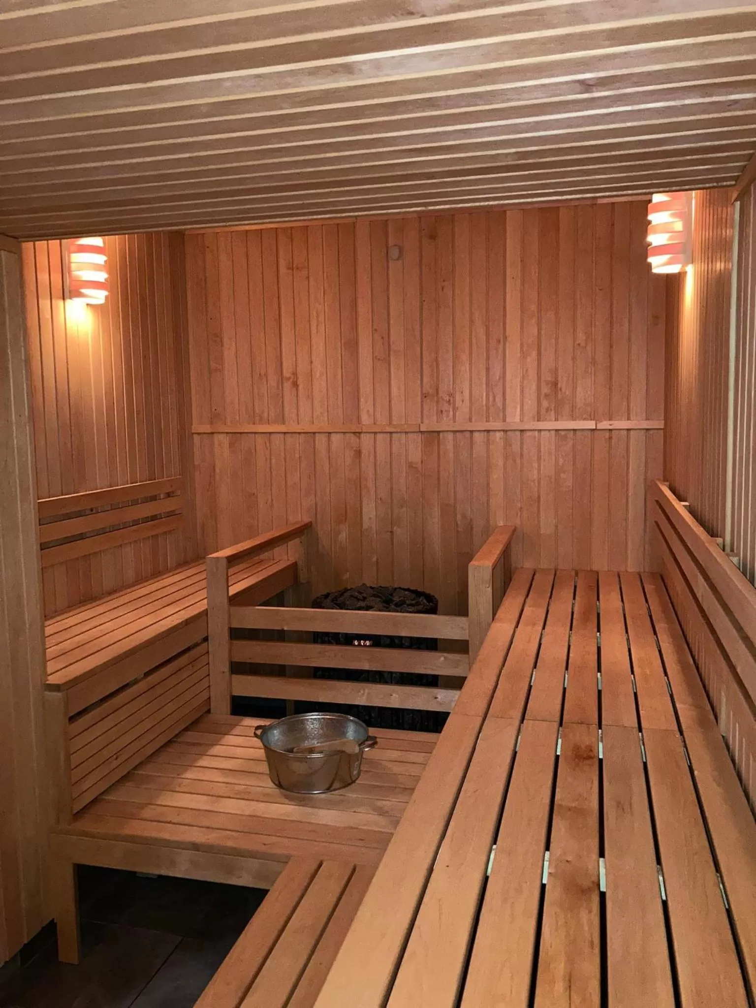 Sauna in Hotel Mezaparks