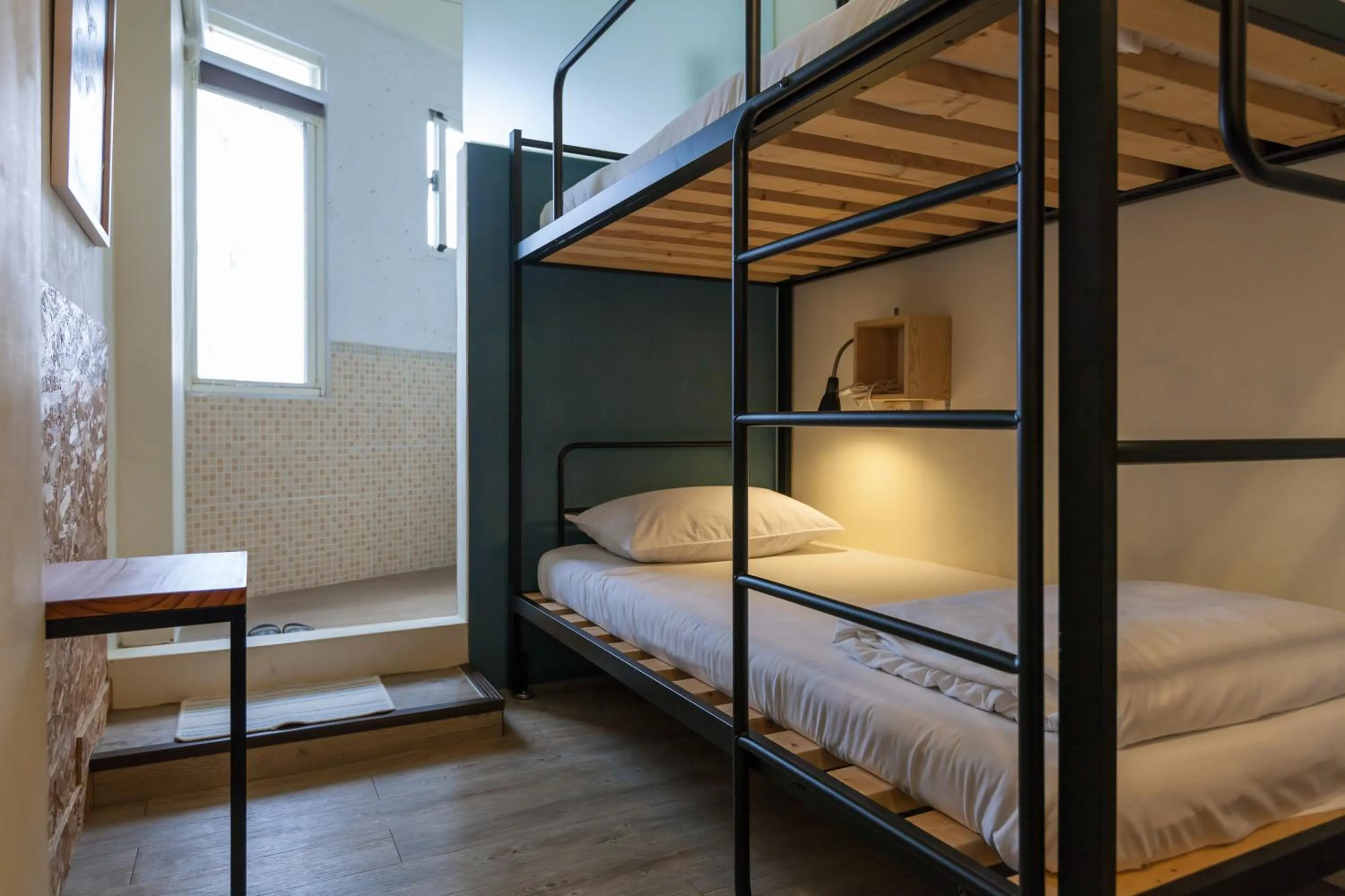 Decorative detail, Bed in Sleeping Boot Hostel