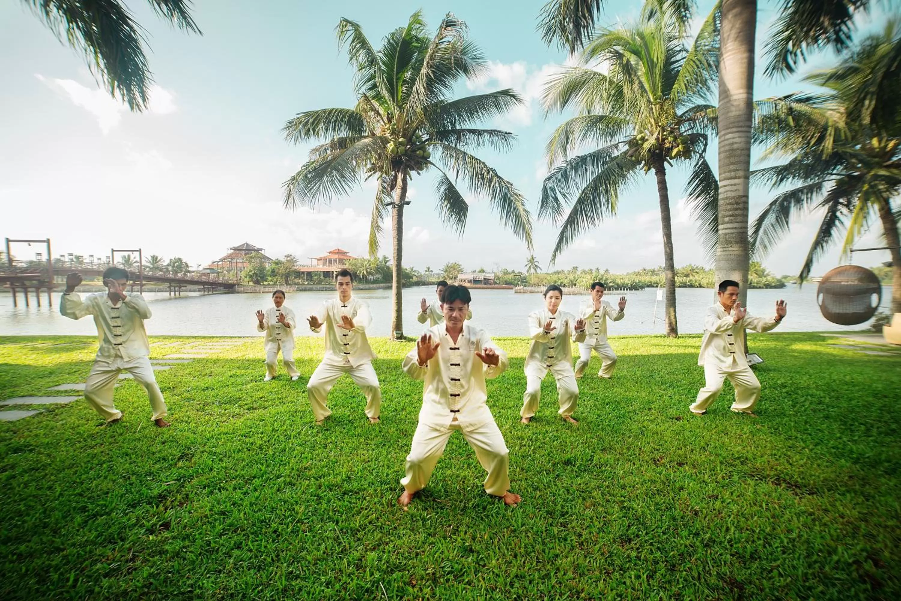 People in Hoi An Beach Resort