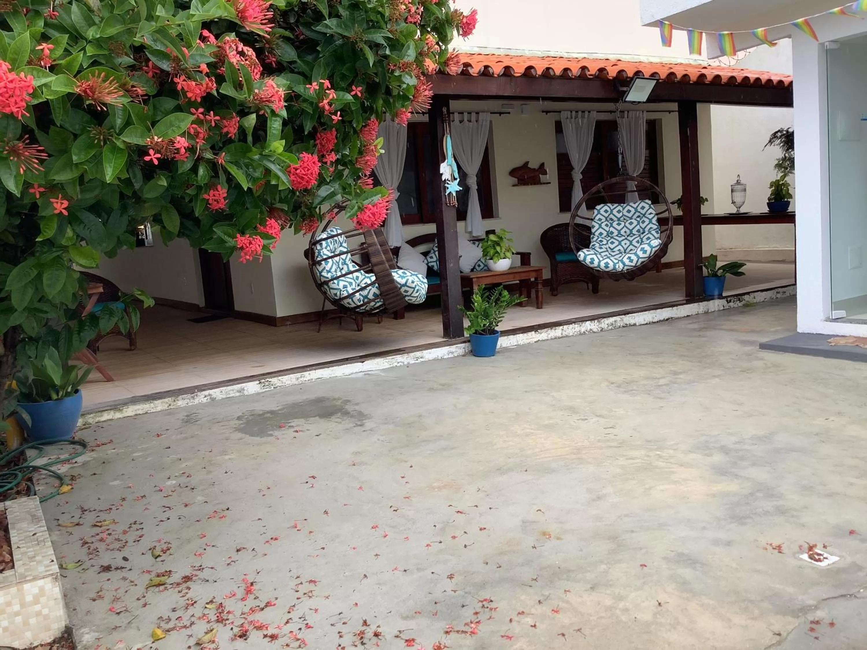 Patio in Pousada Villa Encantada LGBTQIAPlus