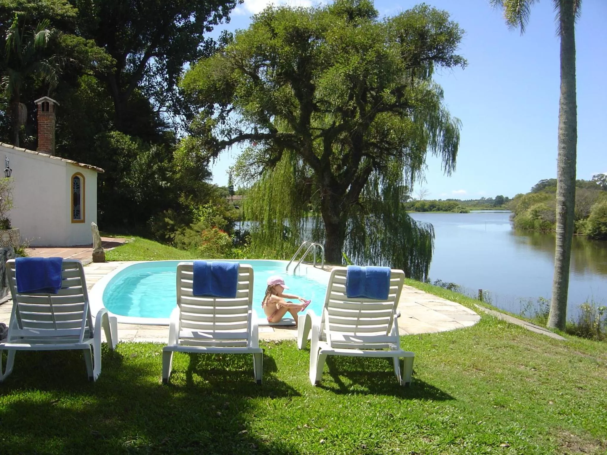 Pool view in Charqueada Santa Rita Pousada de Charme