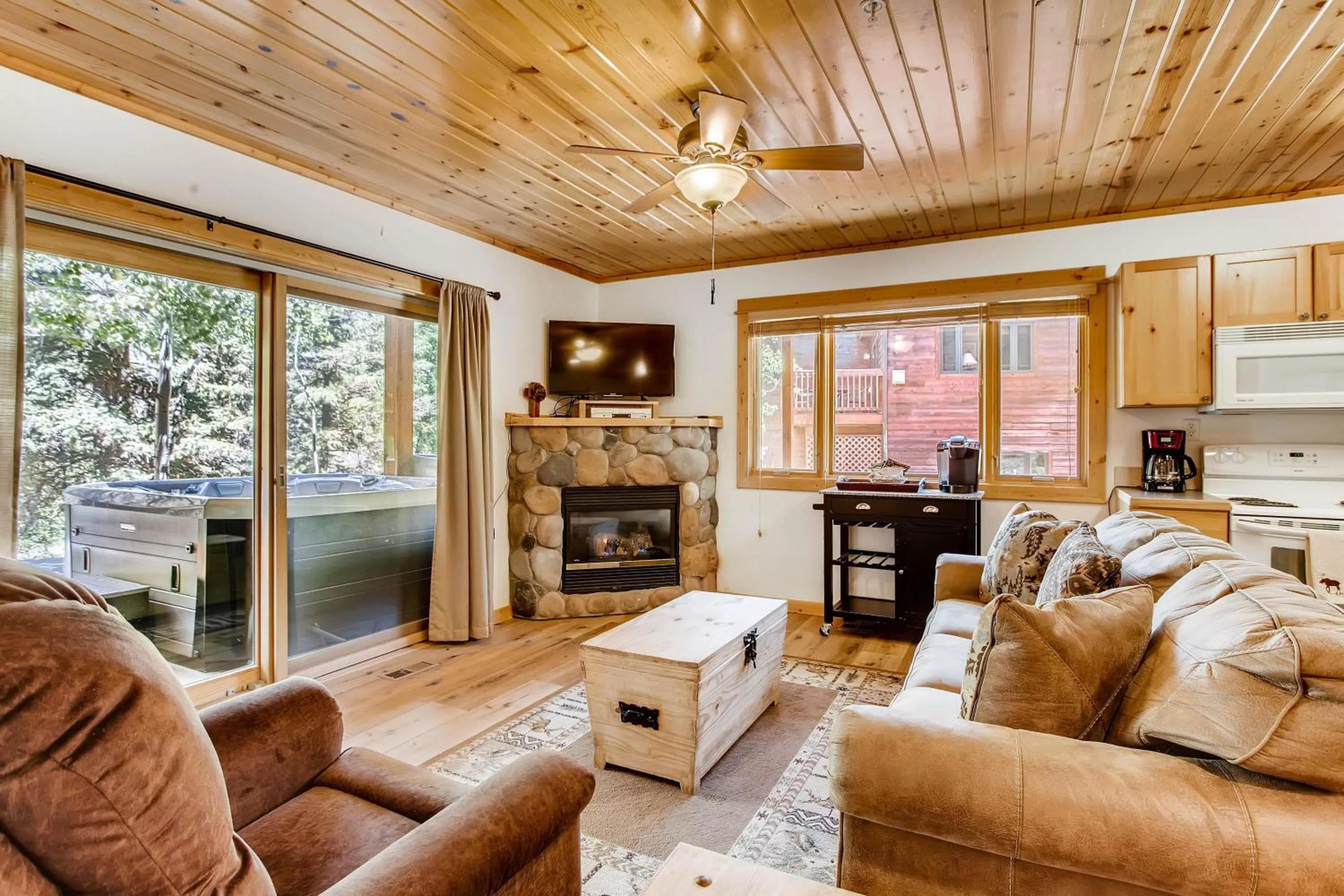 Seating Area in Estes Park Condos