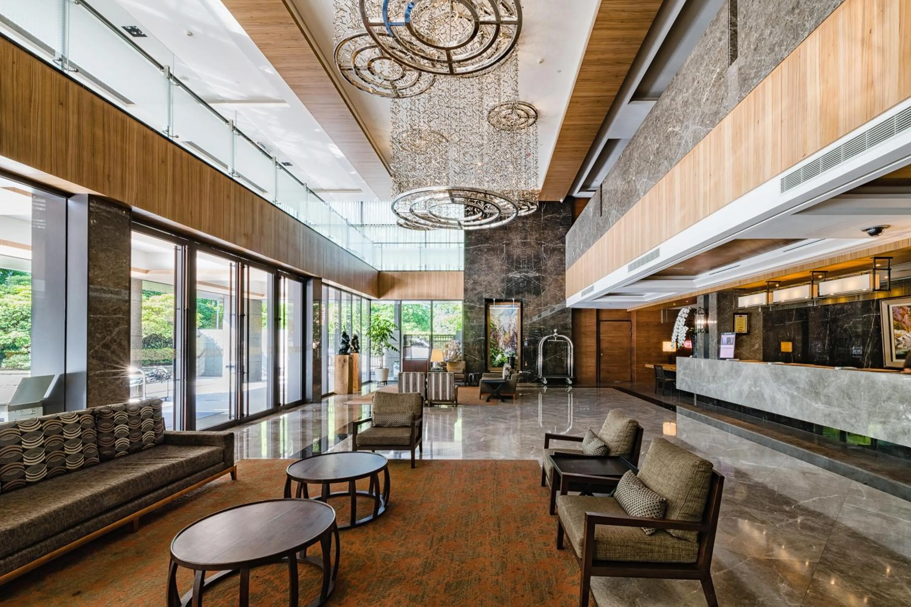 Lobby or reception in Great Roots Forestry Spa Resort