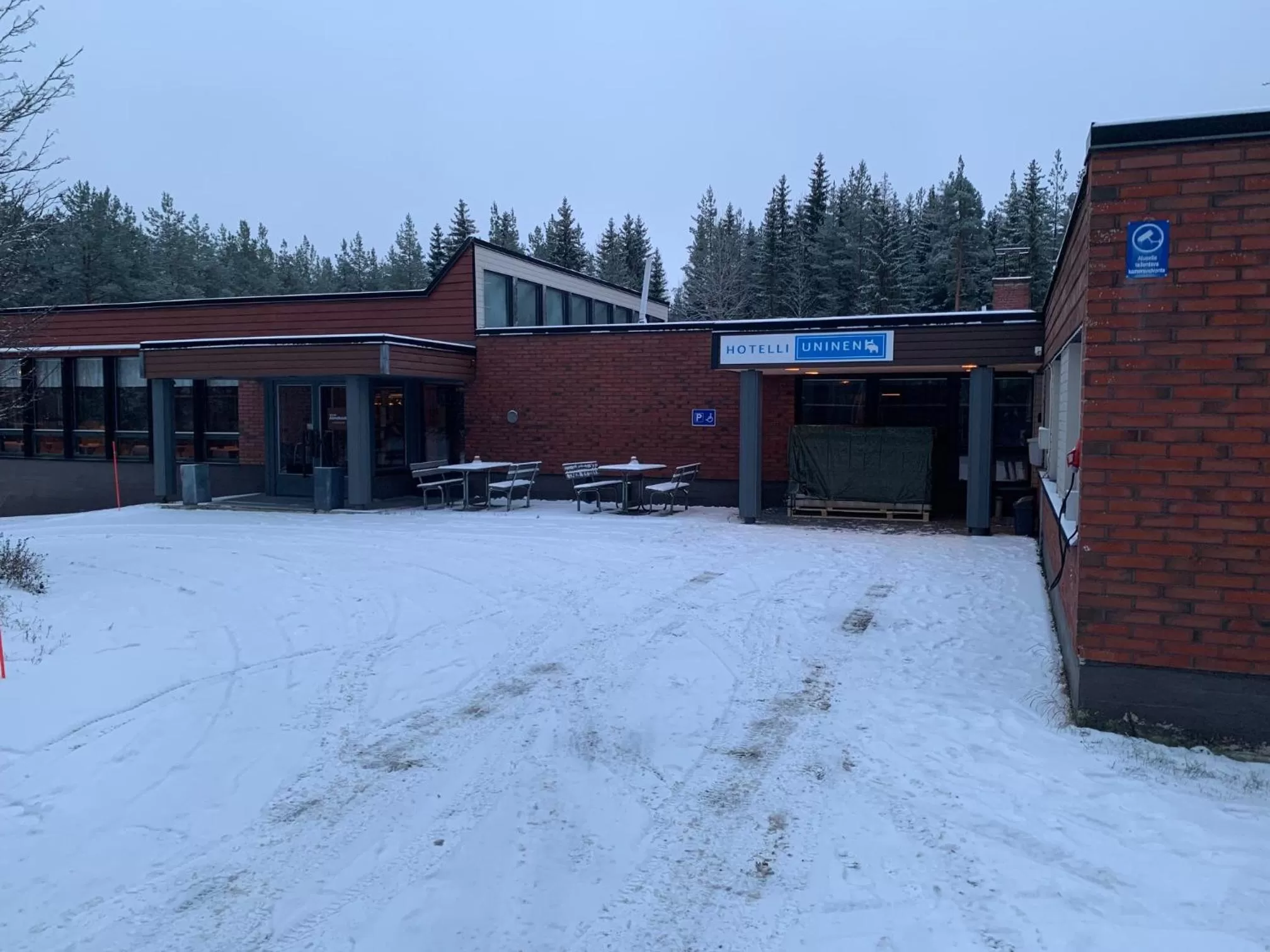 Property building, Winter in Hotelli Uninen Äänekoski