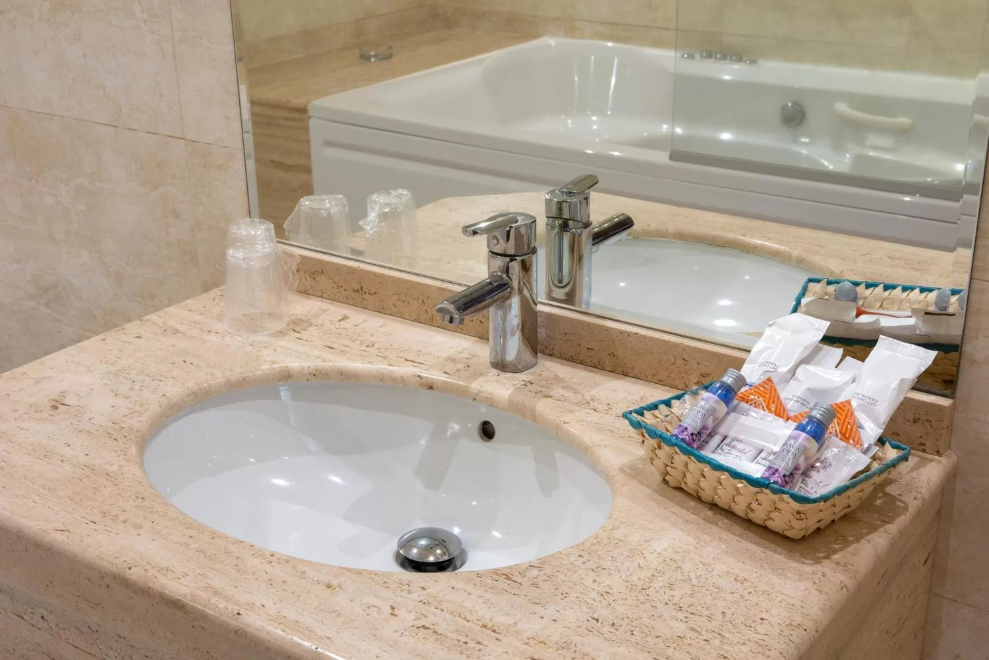 Bathroom in Motel Jardin