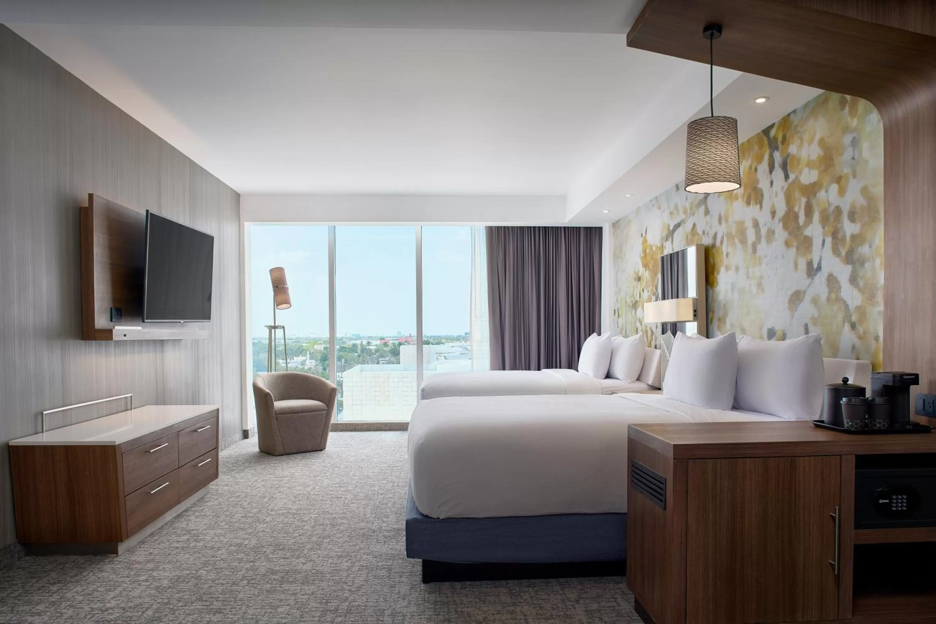 Bedroom, Bed in Courtyard by Marriott Merida Downtown