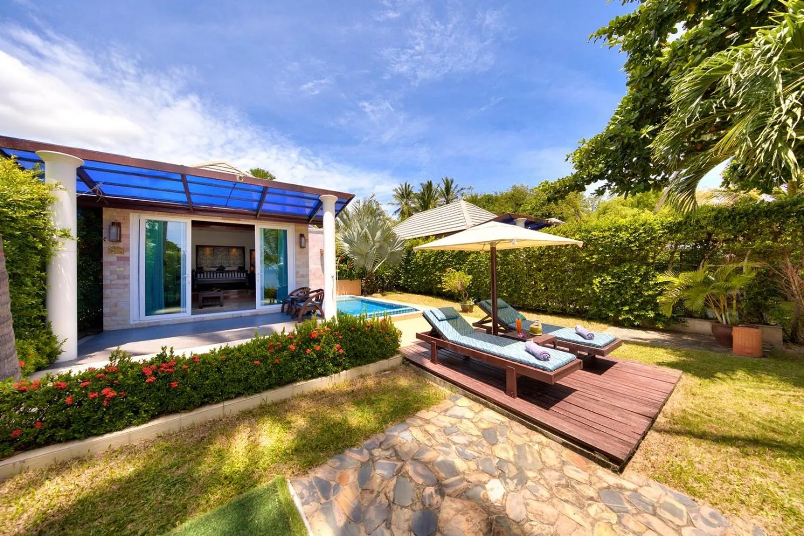 Patio in Sea Valley Resort