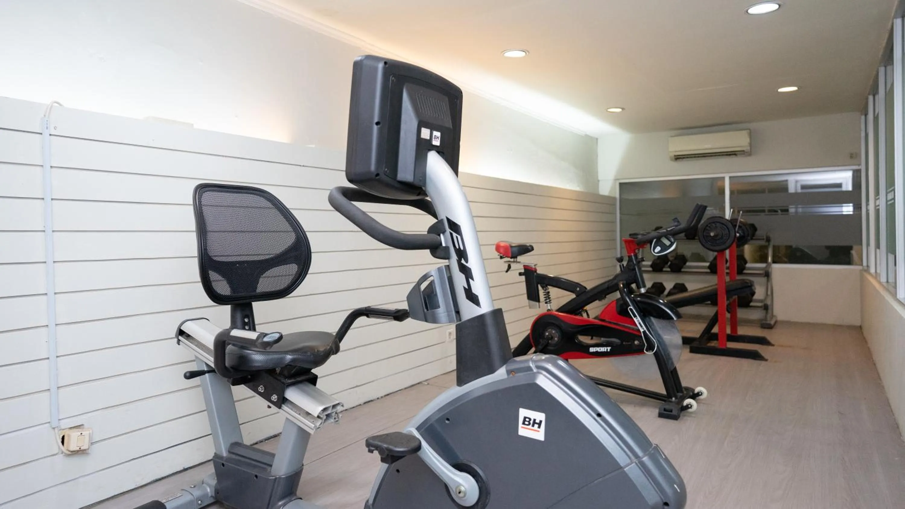 Fitness centre/facilities in Hotel Savoy Homann