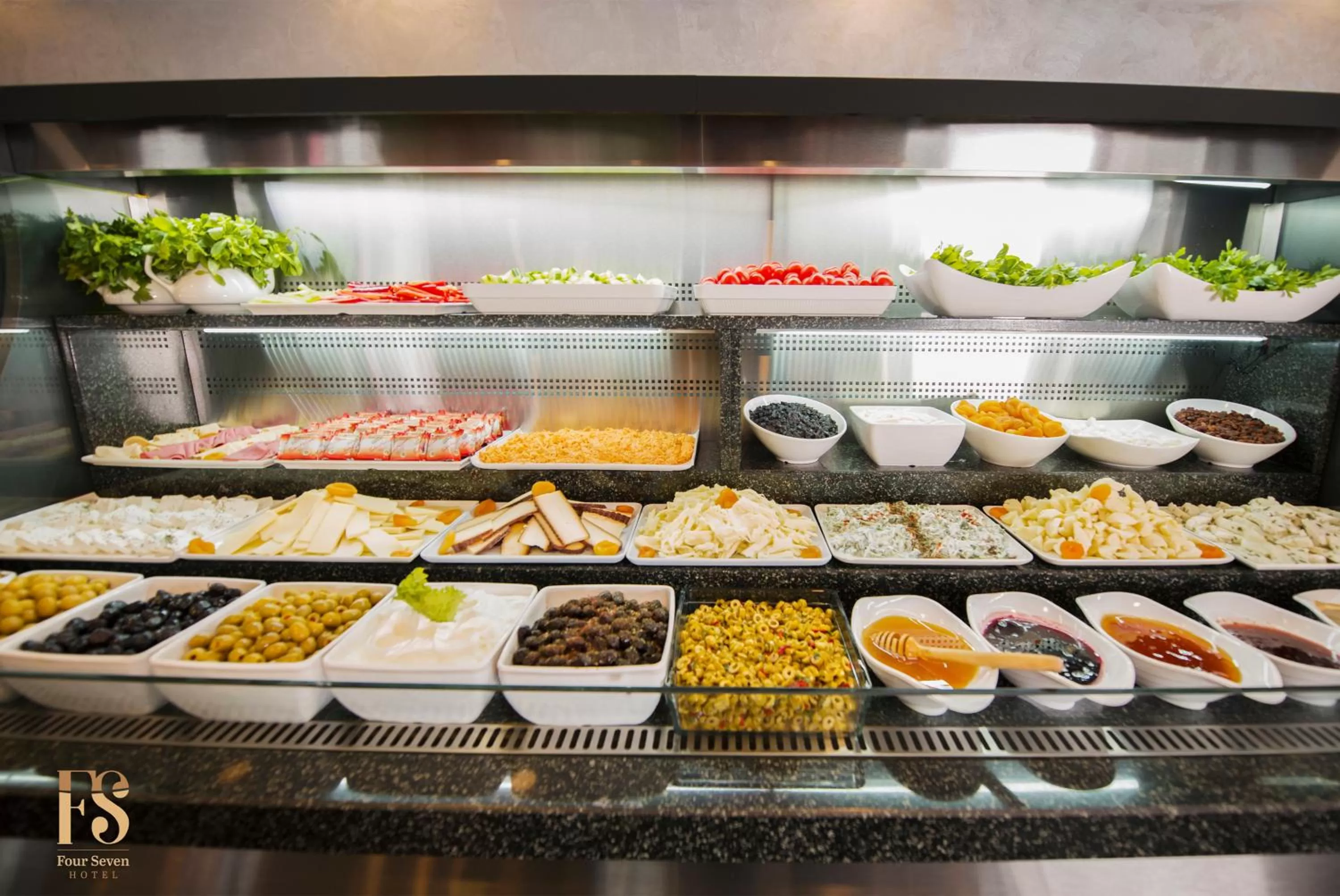 Buffet breakfast in FOUR SEVEN HOTEL