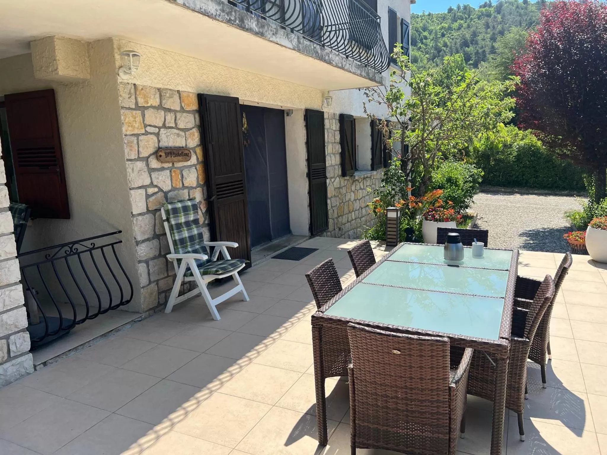 Garden in Bnb Castellane