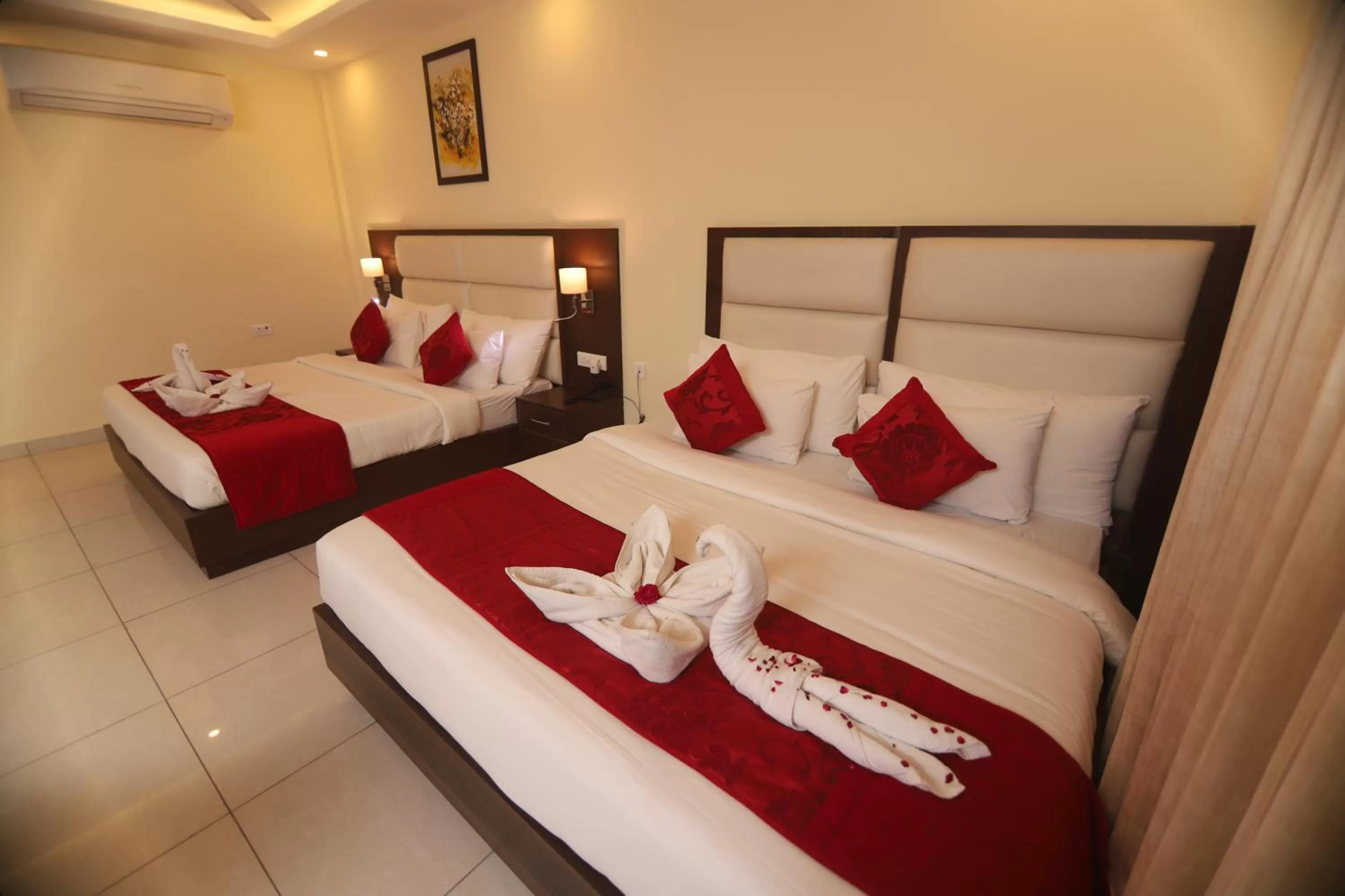 Bedroom, Bed in Indira Nikunj Rubystone Exotic