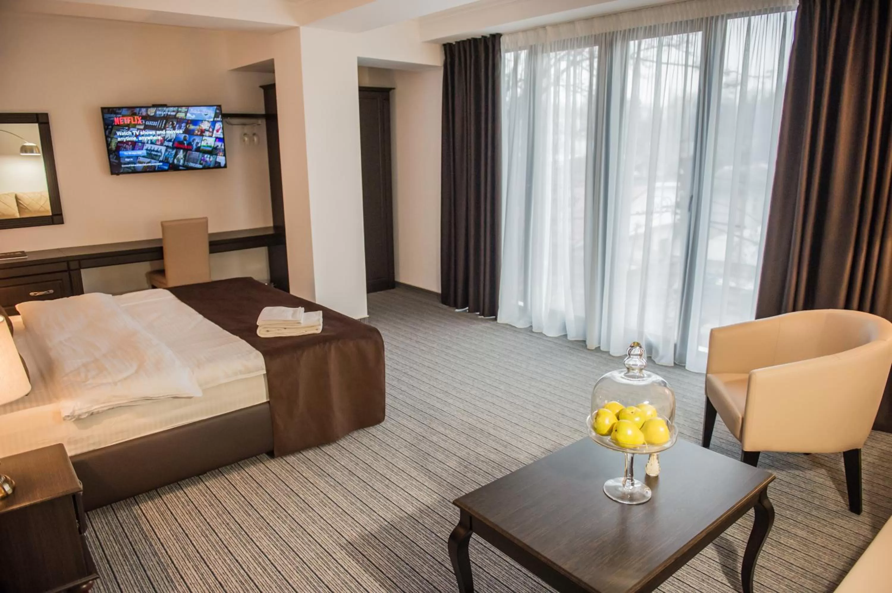 TV and multimedia, Bed in Bernardazzi Grand Hotel
