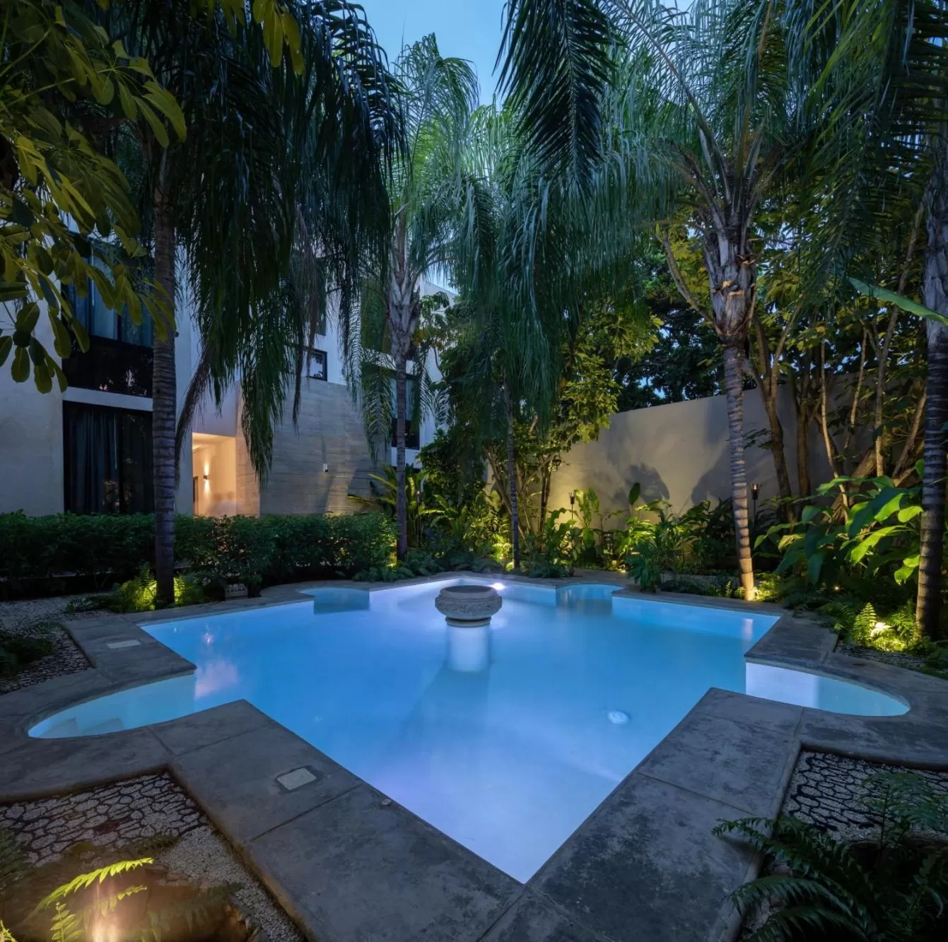 Pool view in Künük Hotel Boutique