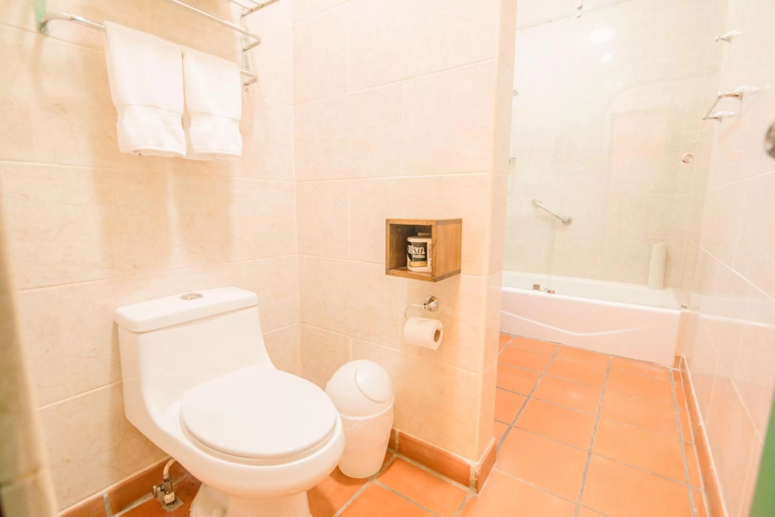 Toilet, Bathroom in Hotel El Convento Leon Nicaragua