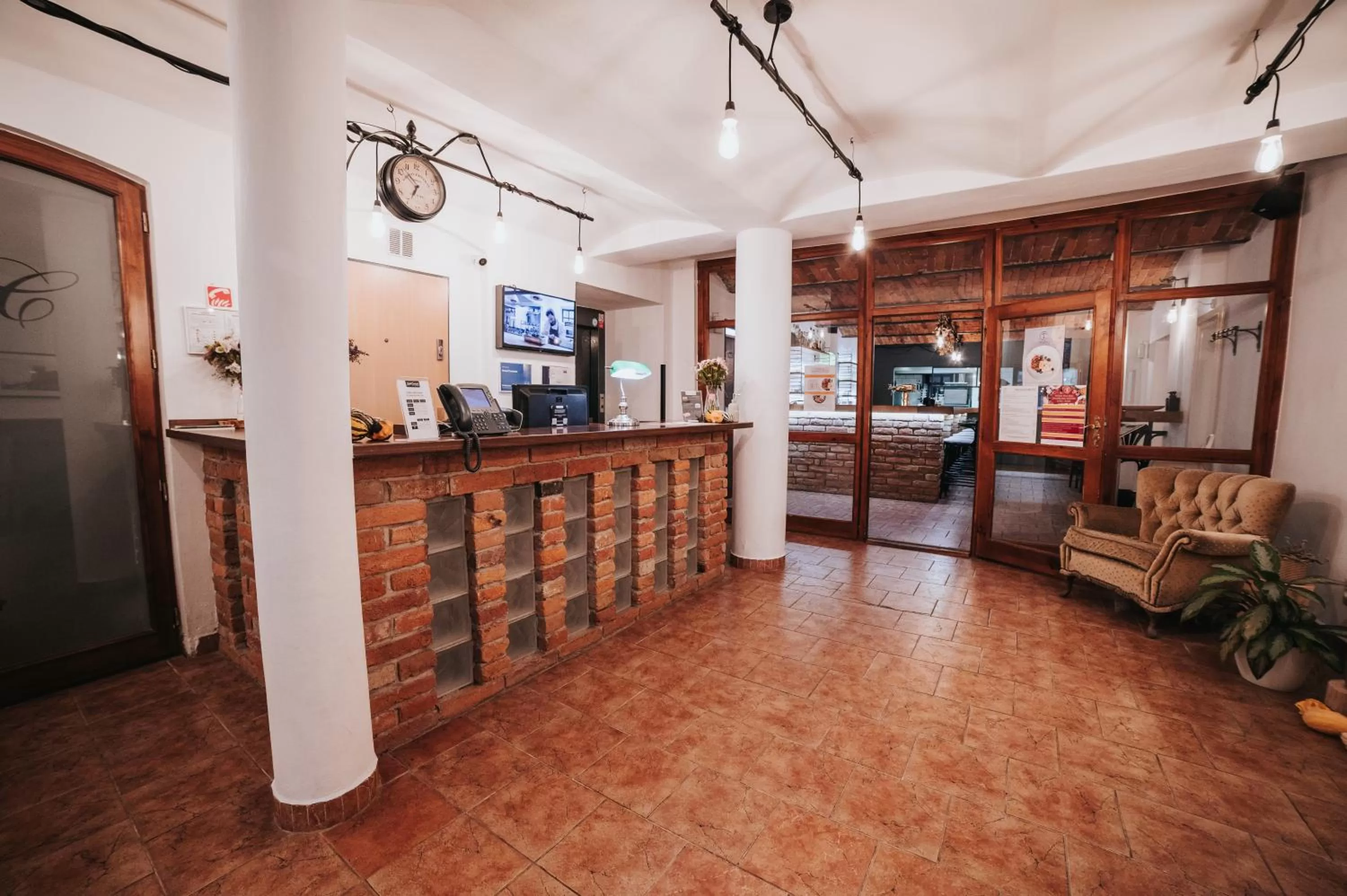 Lobby or reception in Hotel Centrum