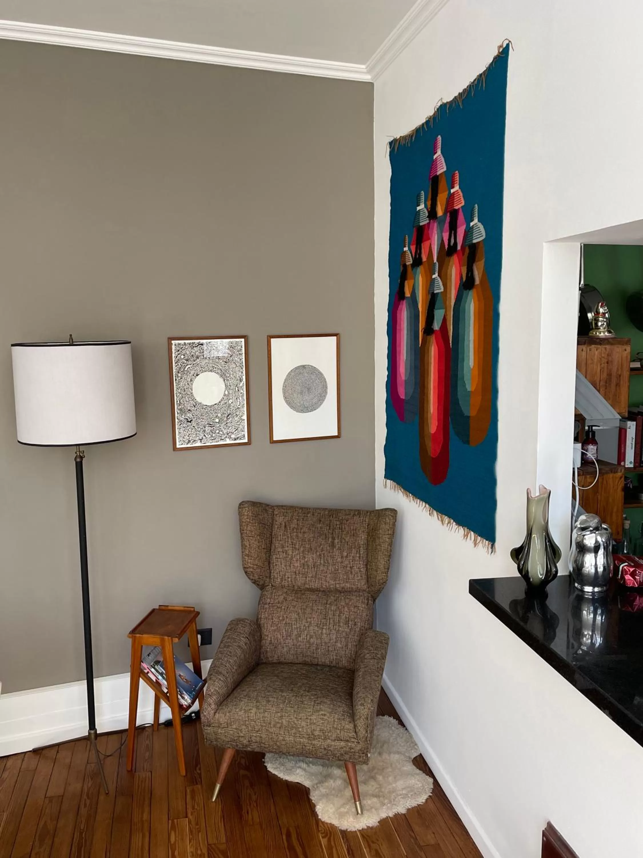 Decorative detail, Seating Area in Le Petit Palais