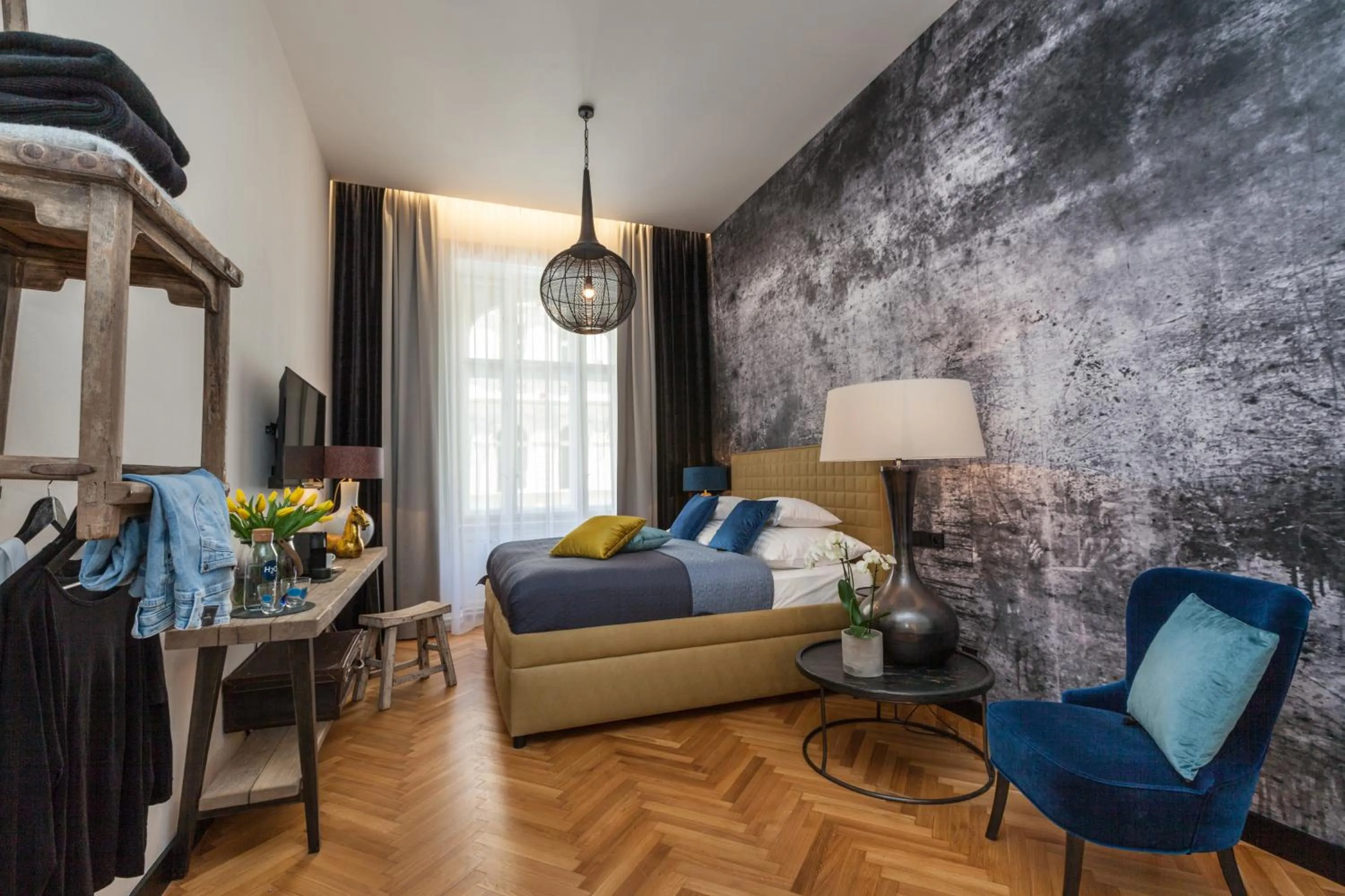 Living room in Antik Hotel Prague