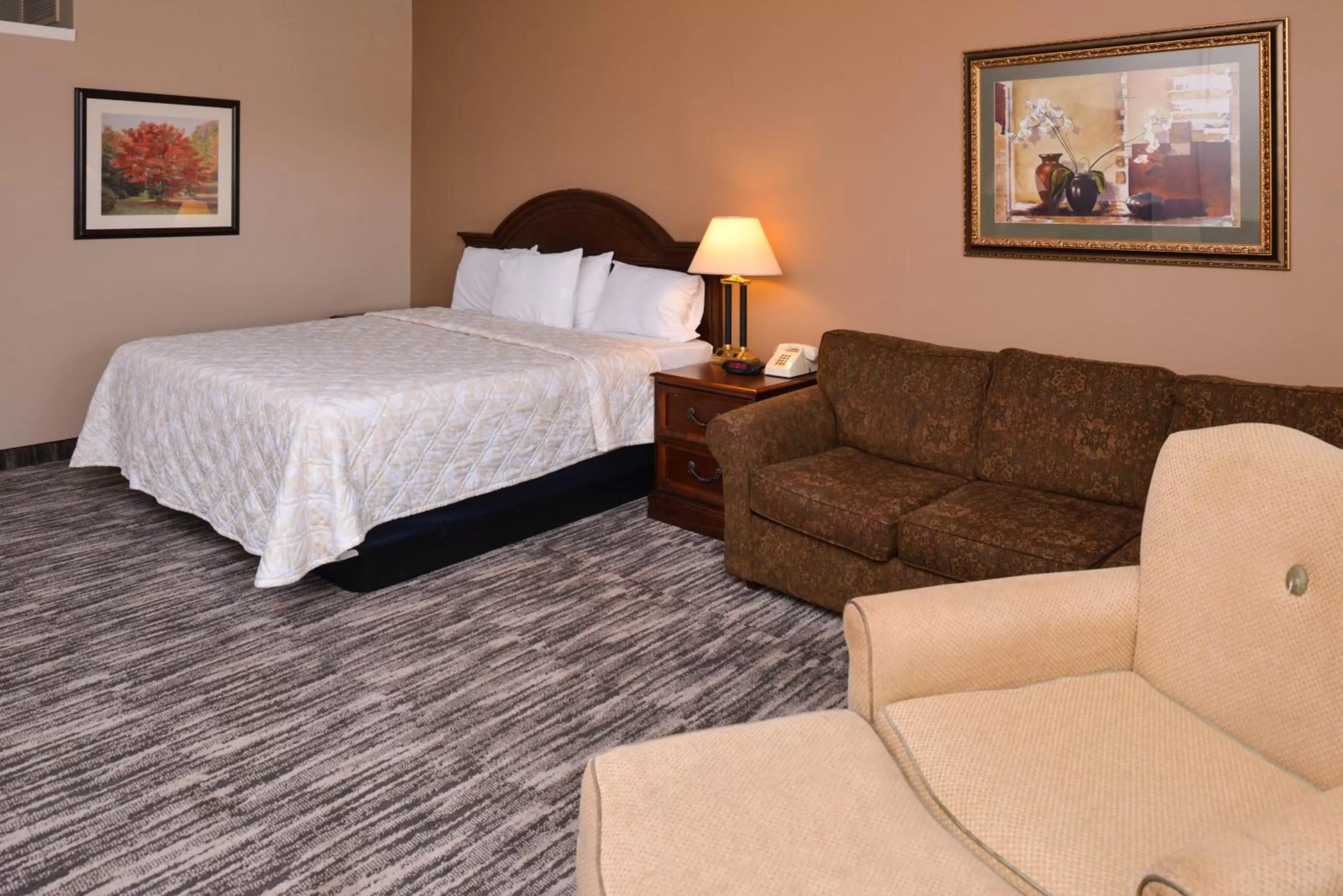 Bed in Ranch House Motel