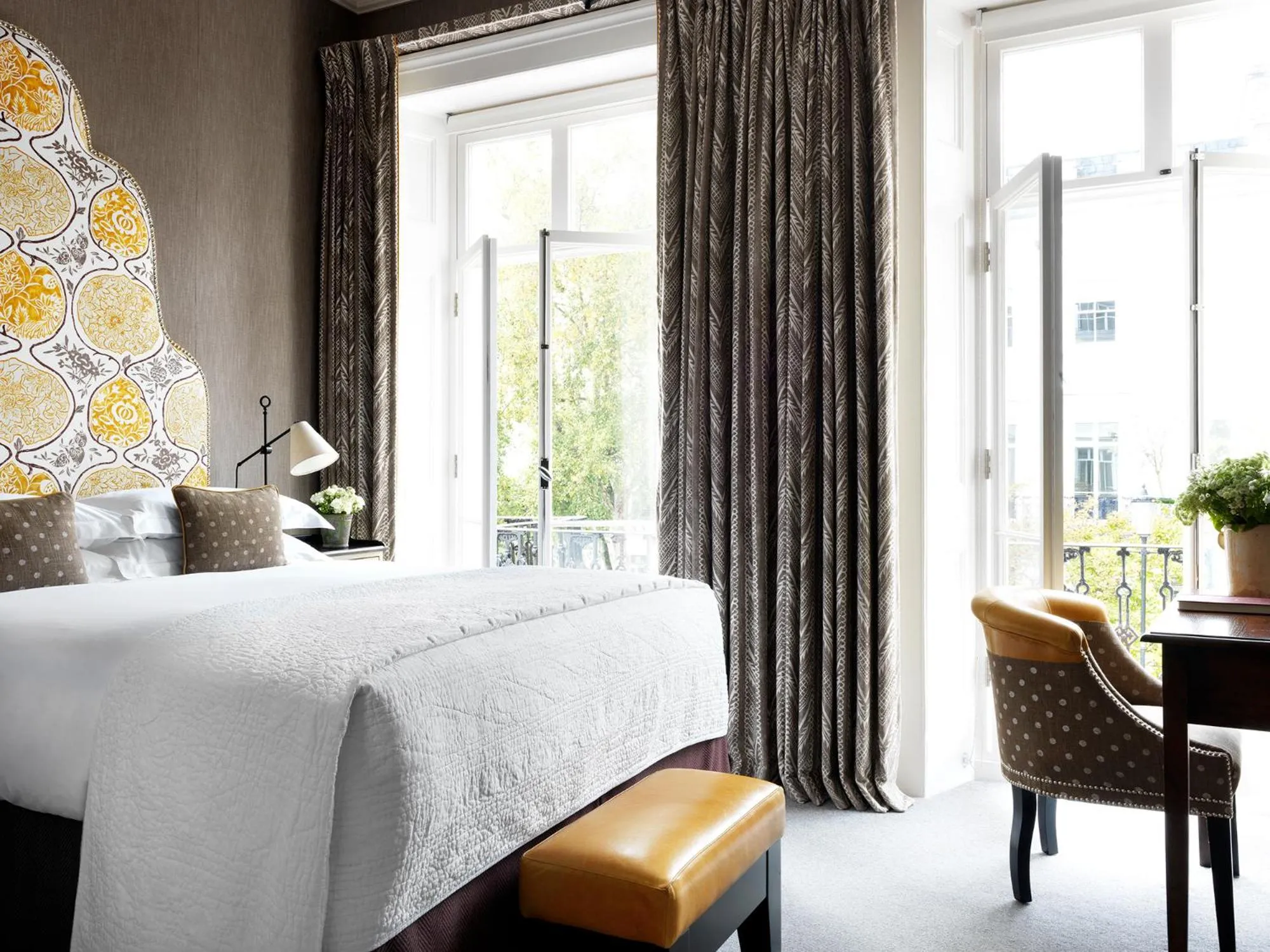 Bedroom, Bed in Number Sixteen, Firmdale Hotels