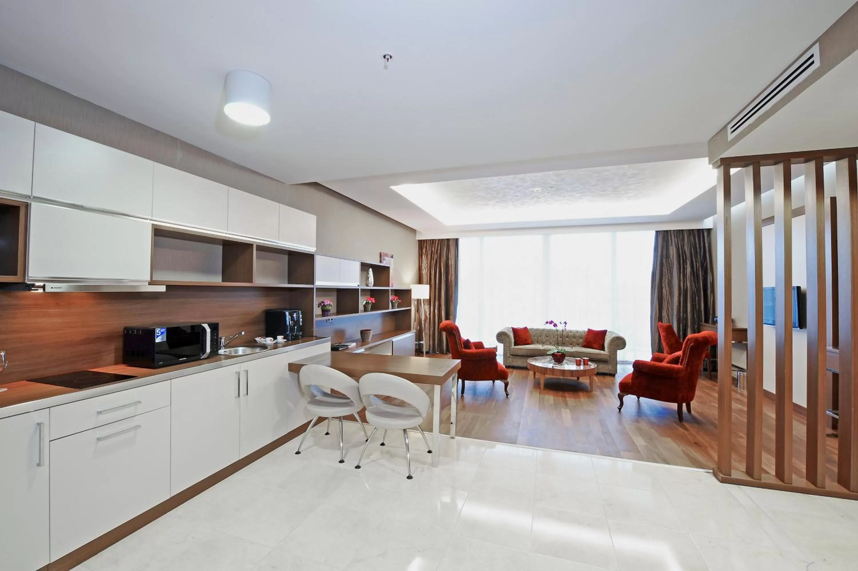 Kitchen or kitchenette in Ramada by Wyndham Podgorica