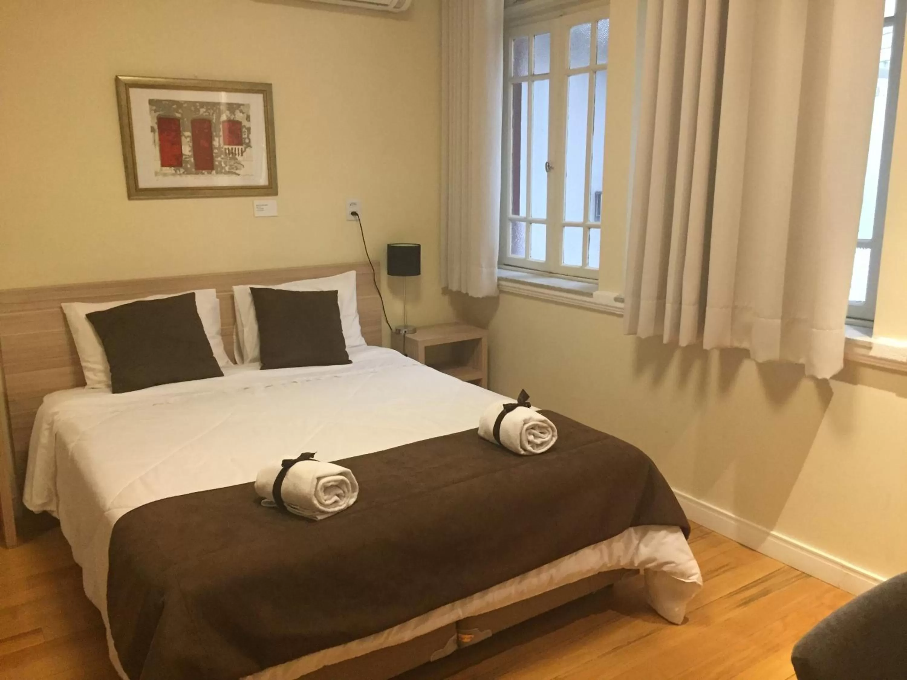 Bed in Hotel Praça da Matriz