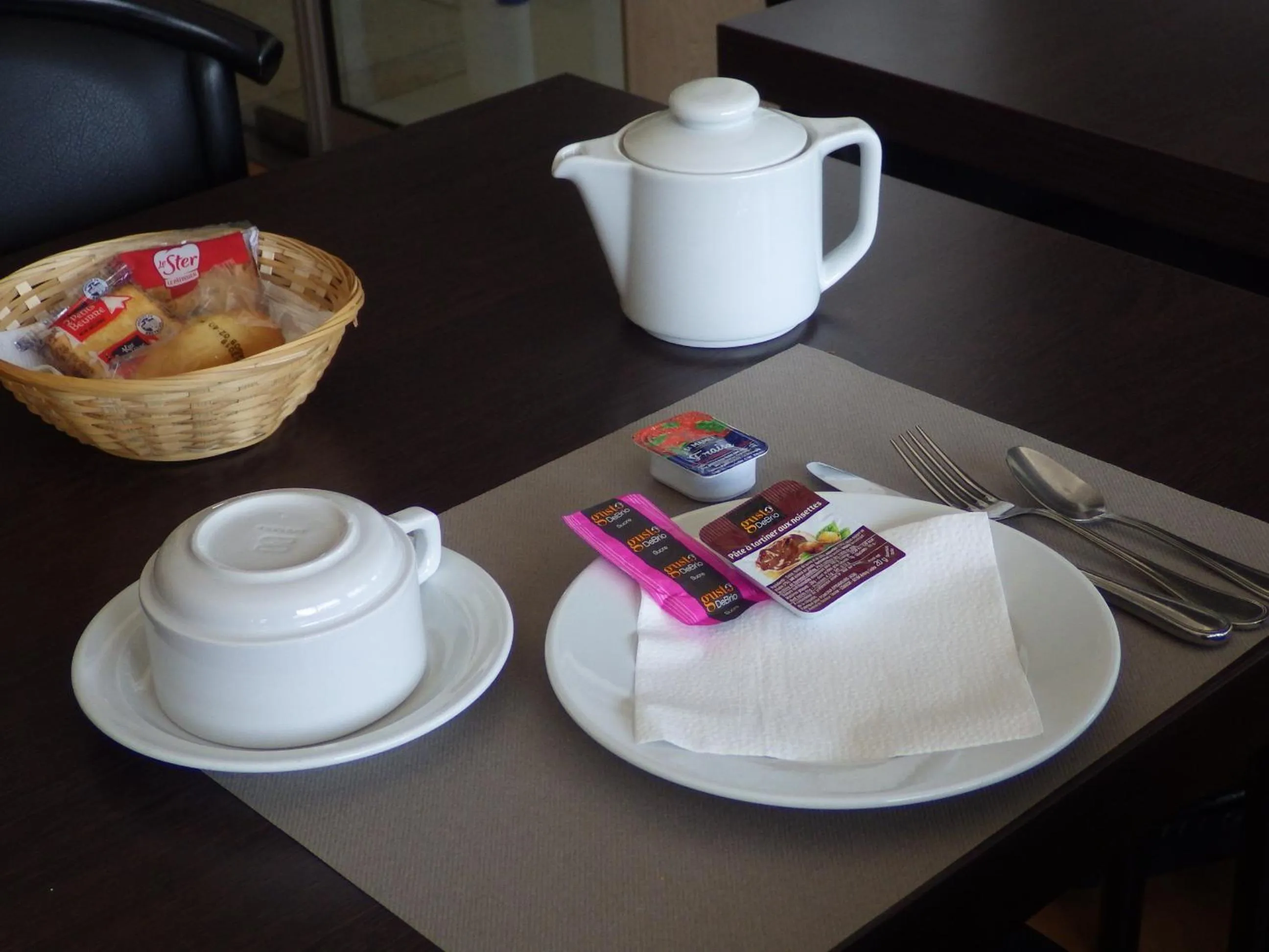 Continental breakfast in Adonis Lourdes - Notre Dame de la Sarte