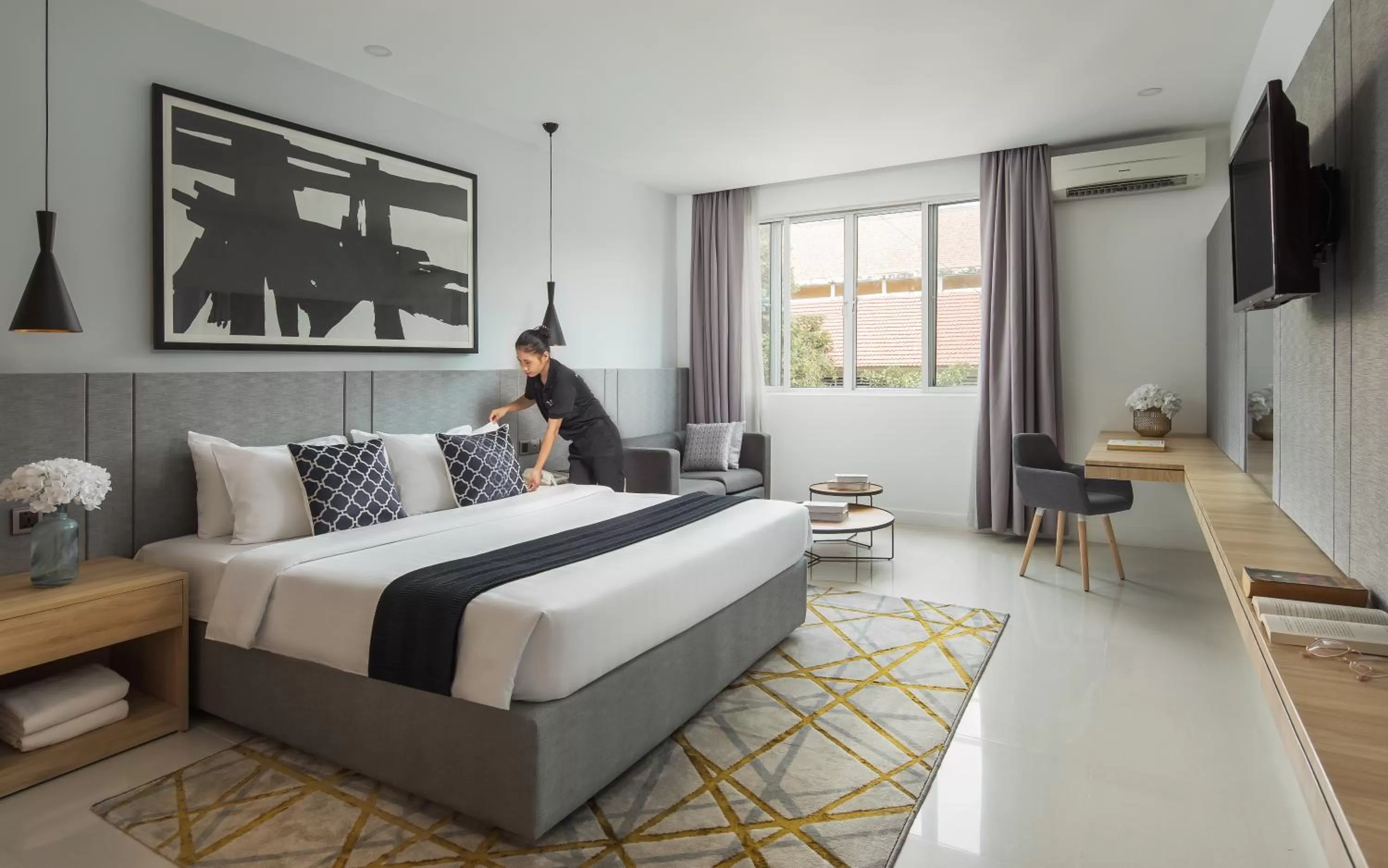 Photo of the whole room, Bed in Altos Hotel