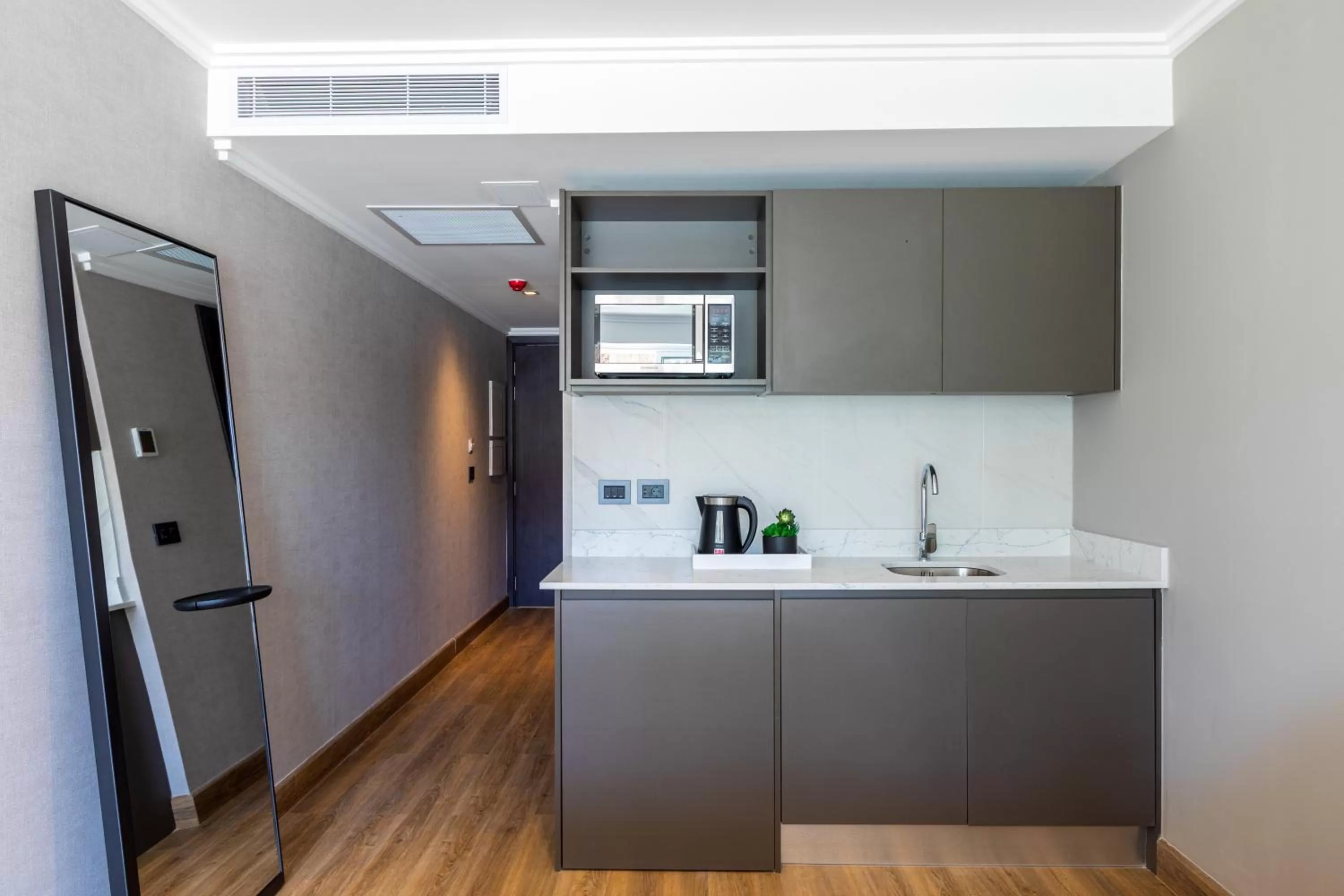 Kitchen or kitchenette in Hotel Solerios Mansa