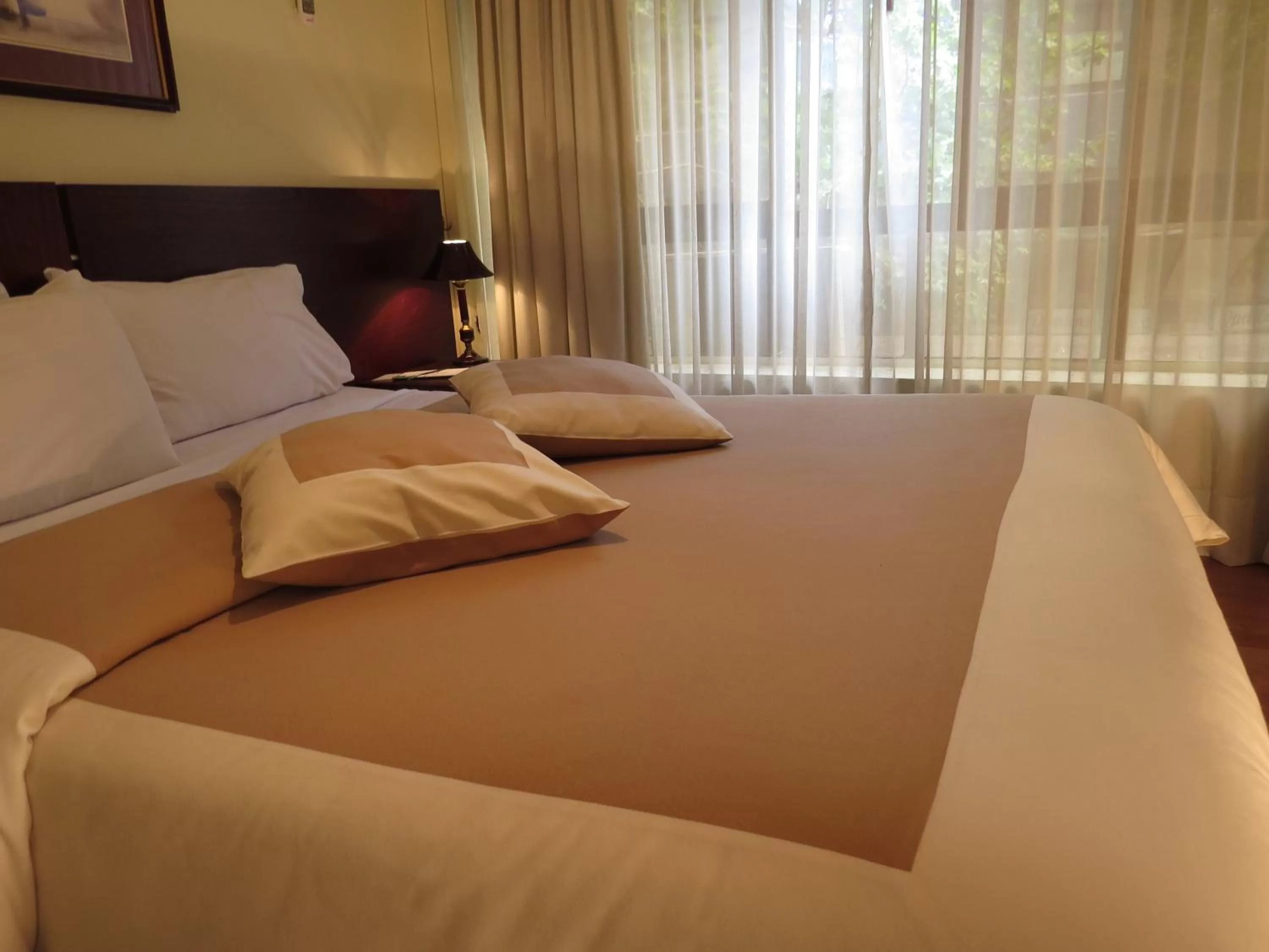 Bed in Hotel Diego de Velazquez