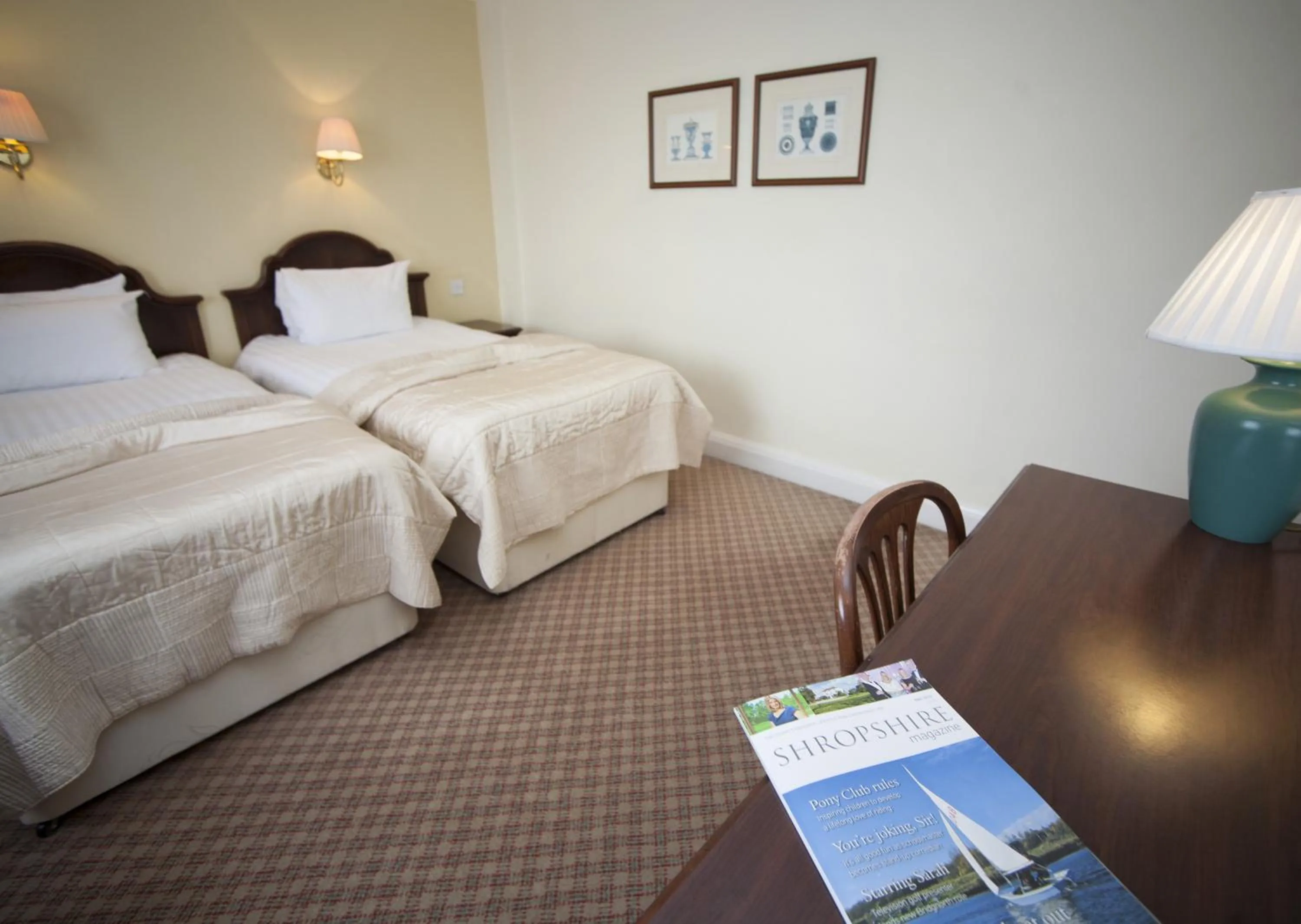 Bedroom, Bed in The Lion Hotel Shrewsbury