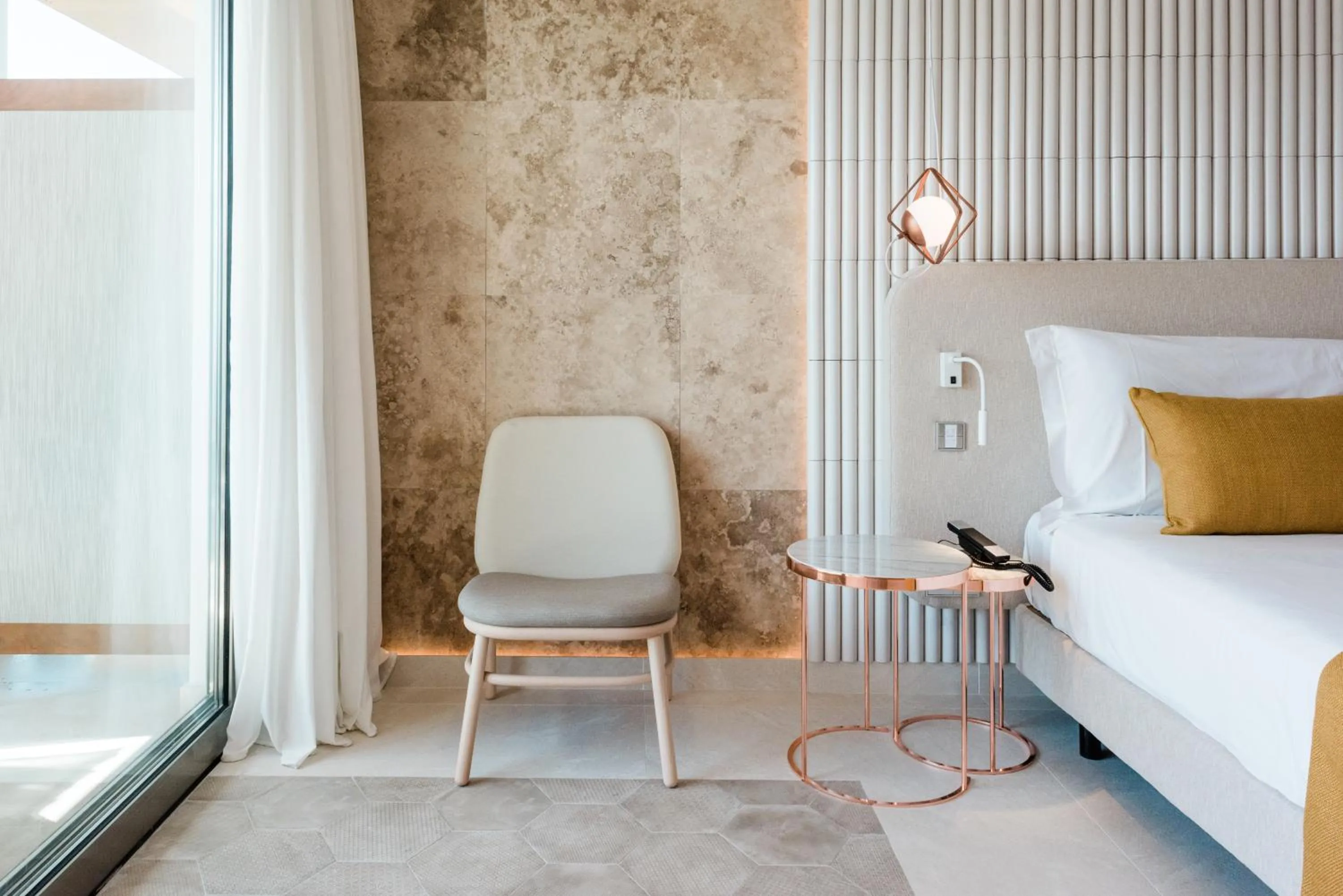 Bed in Aguas de Ibiza Grand Luxe Hotel - Small Luxury Hotel of the World