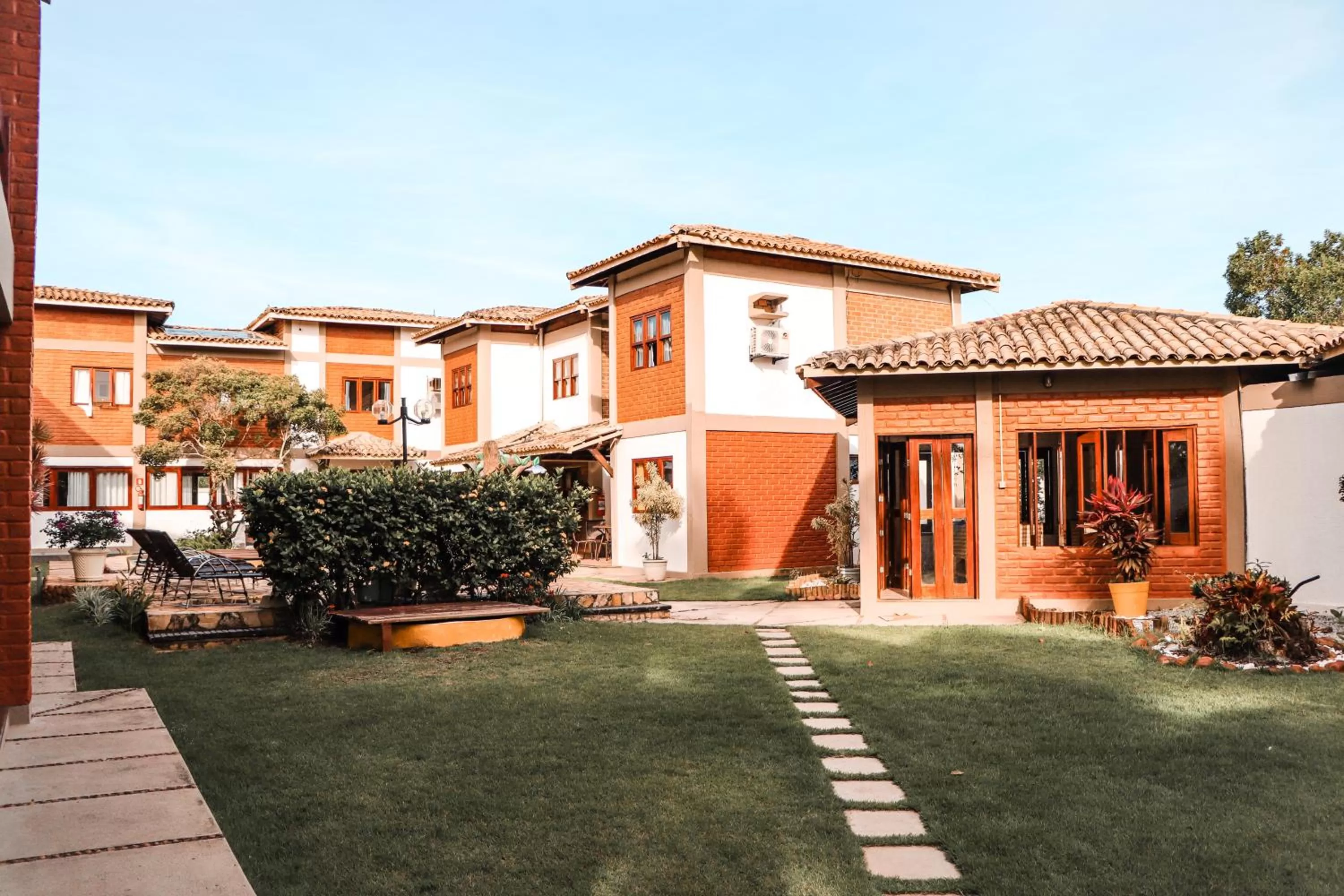 Garden in Pousada e Chale Porto Paraiso