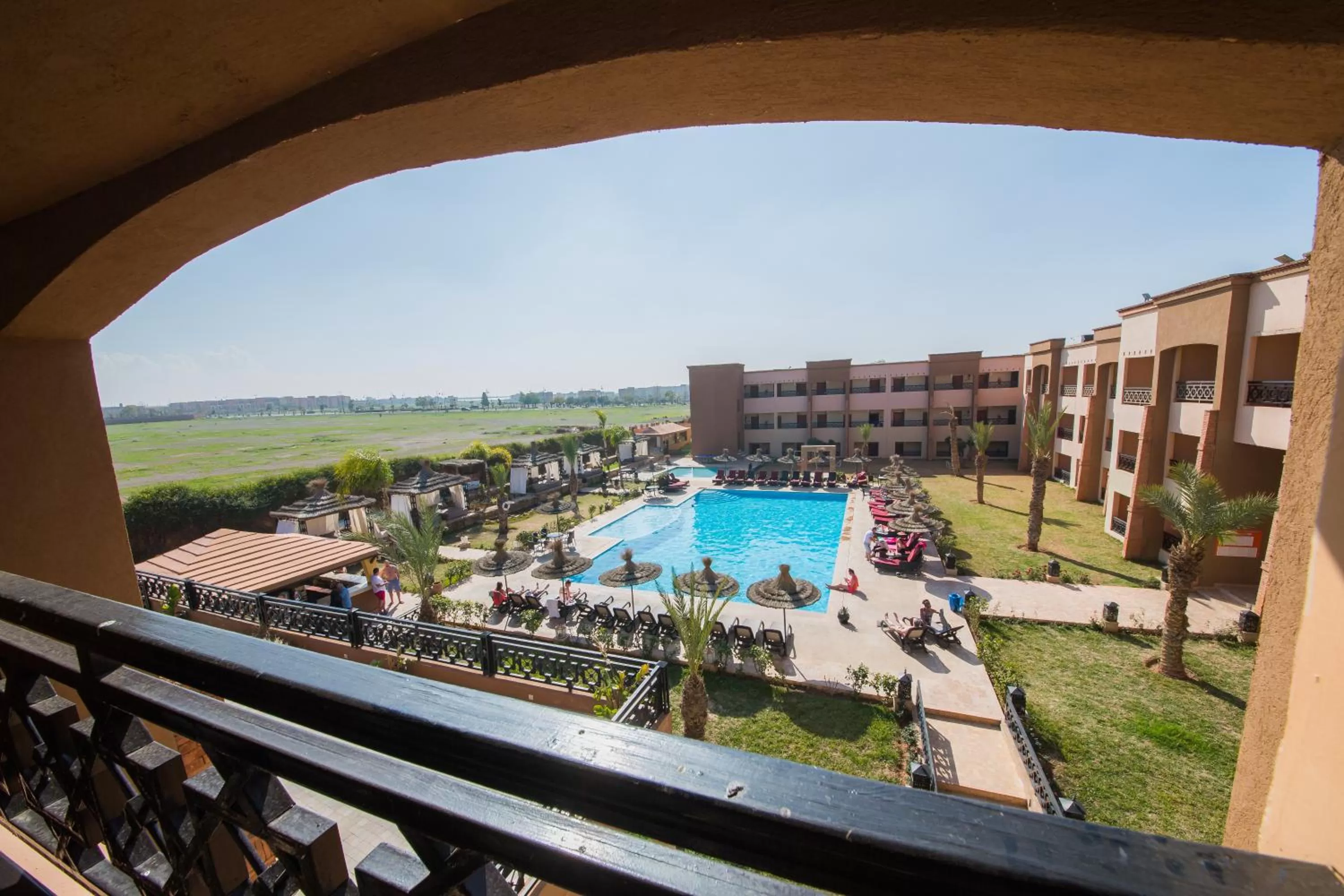 Pool view in Zalagh Kasbah Hotel & Spa