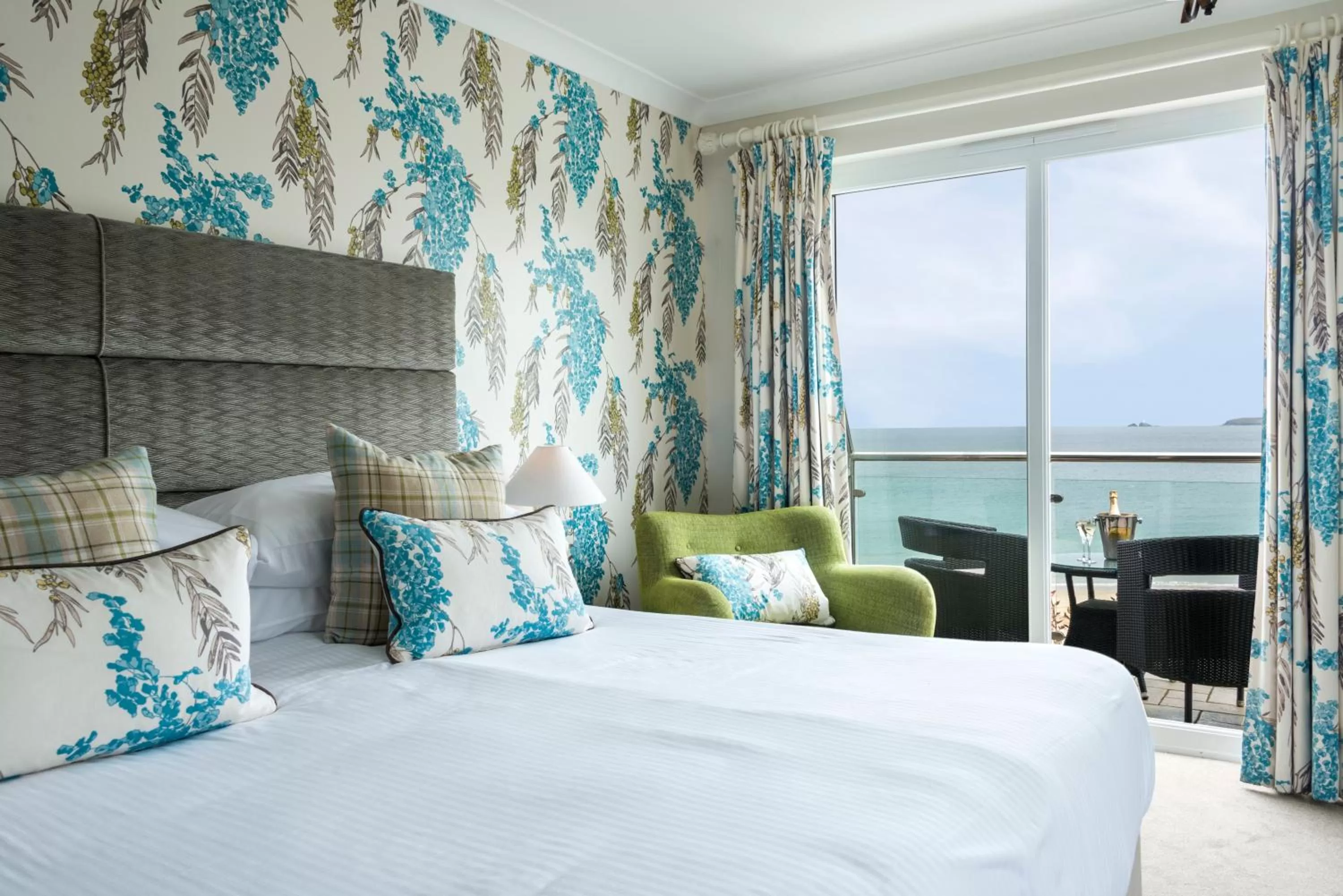 Bed in Carbis Bay and Spa Hotel