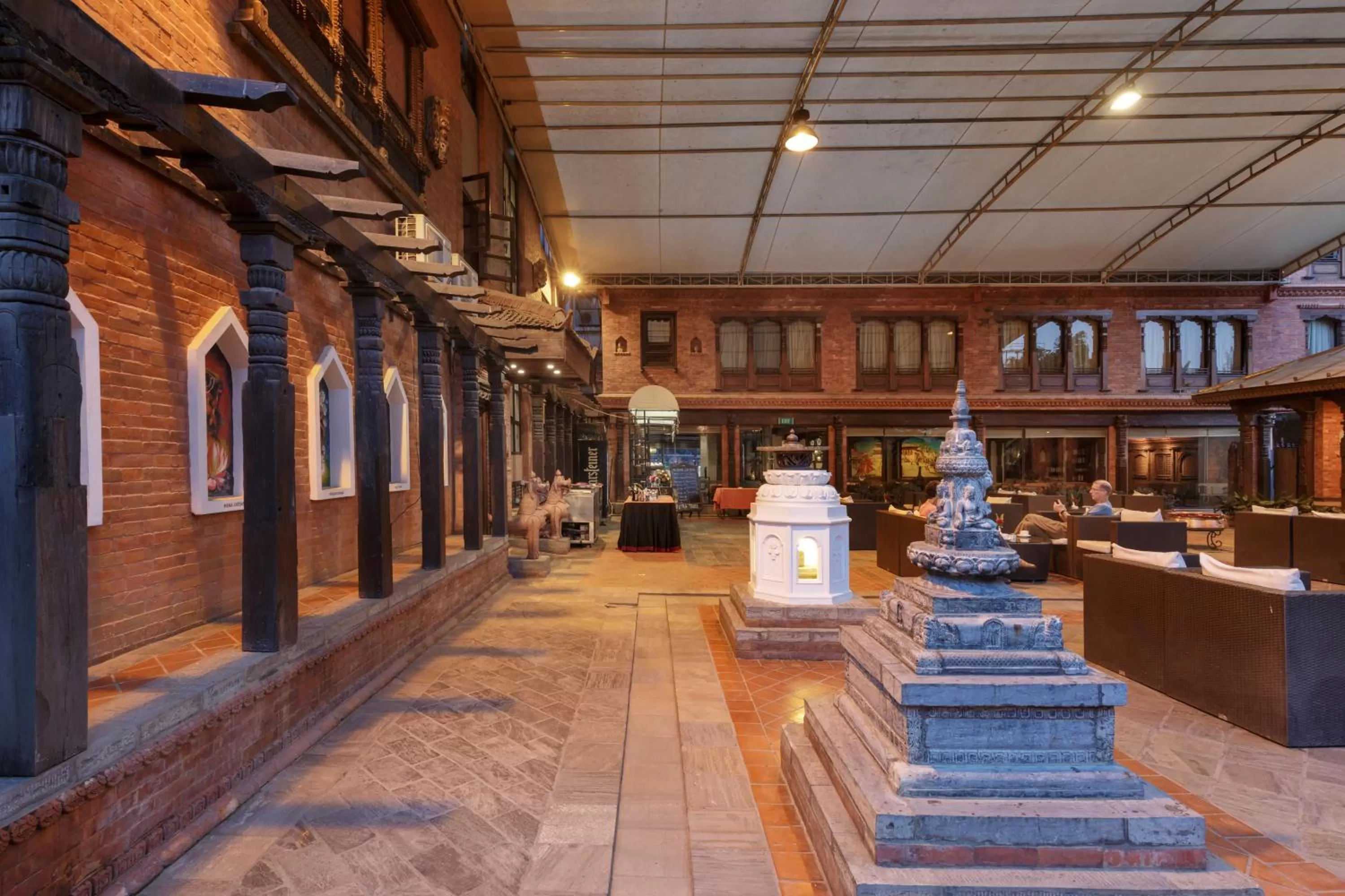 Living room in Hotel Manaslu