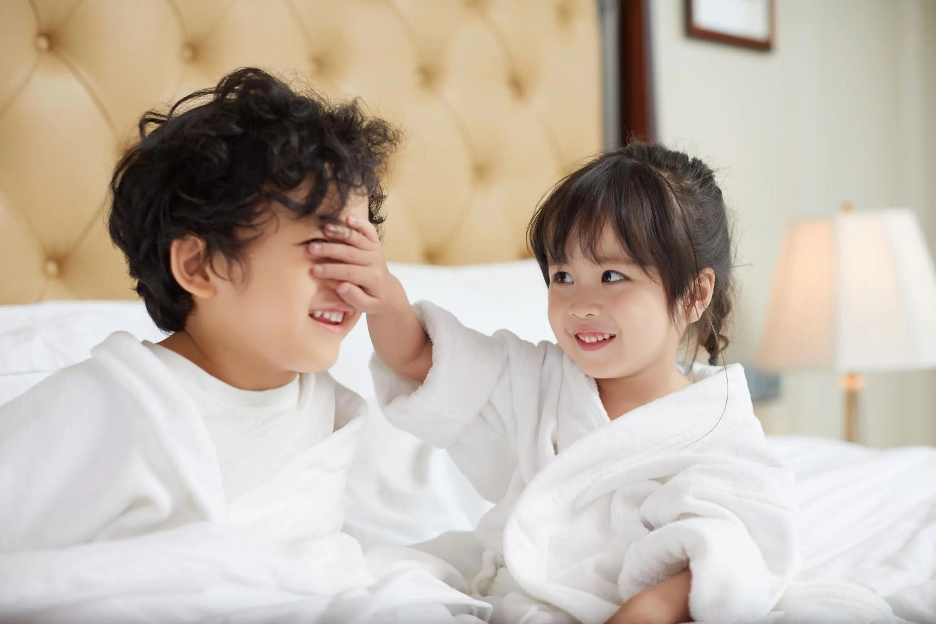 children, Bed in The Langham, Shenzhen