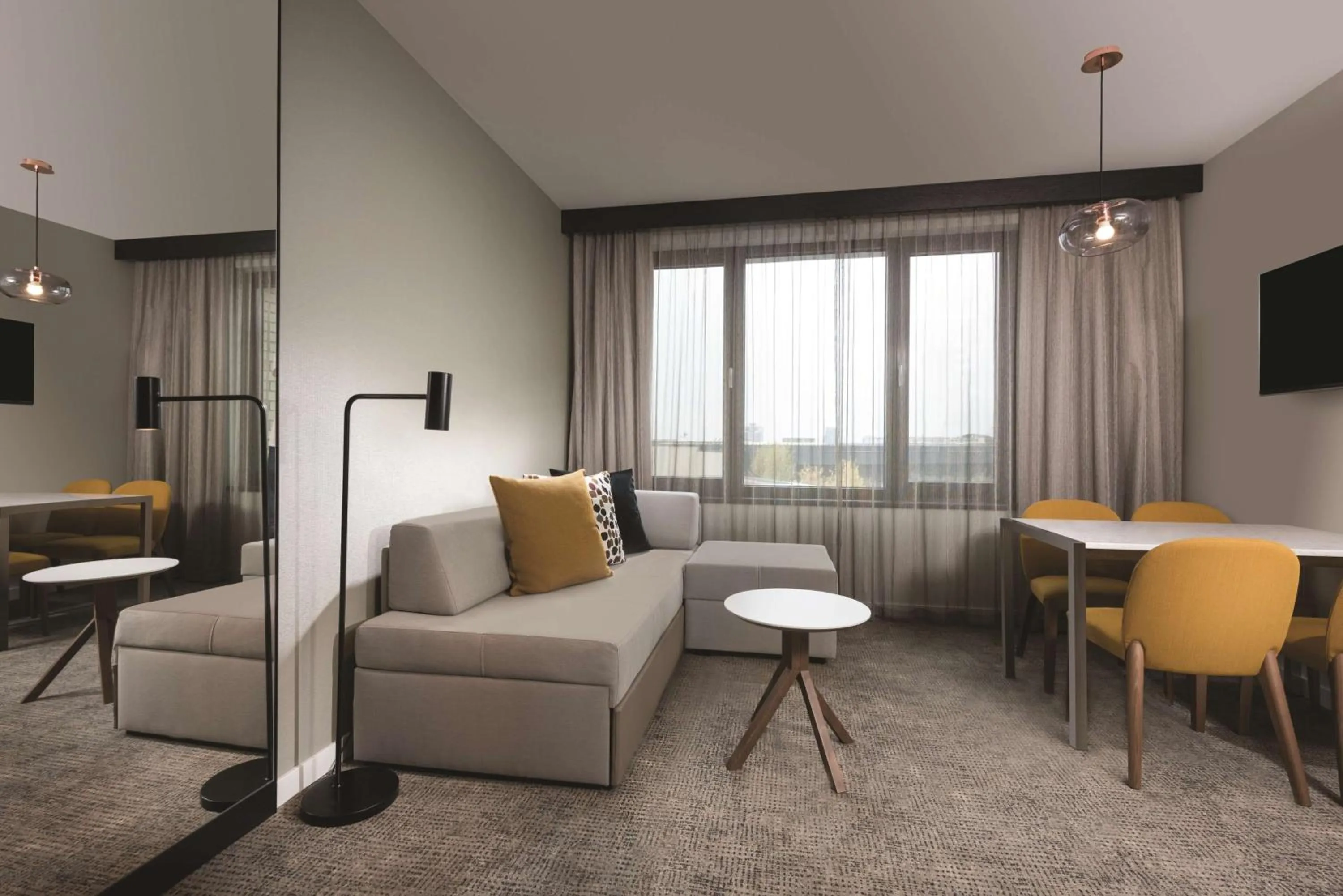 Bedroom in Adina Apartment Hotel Frankfurt Westend