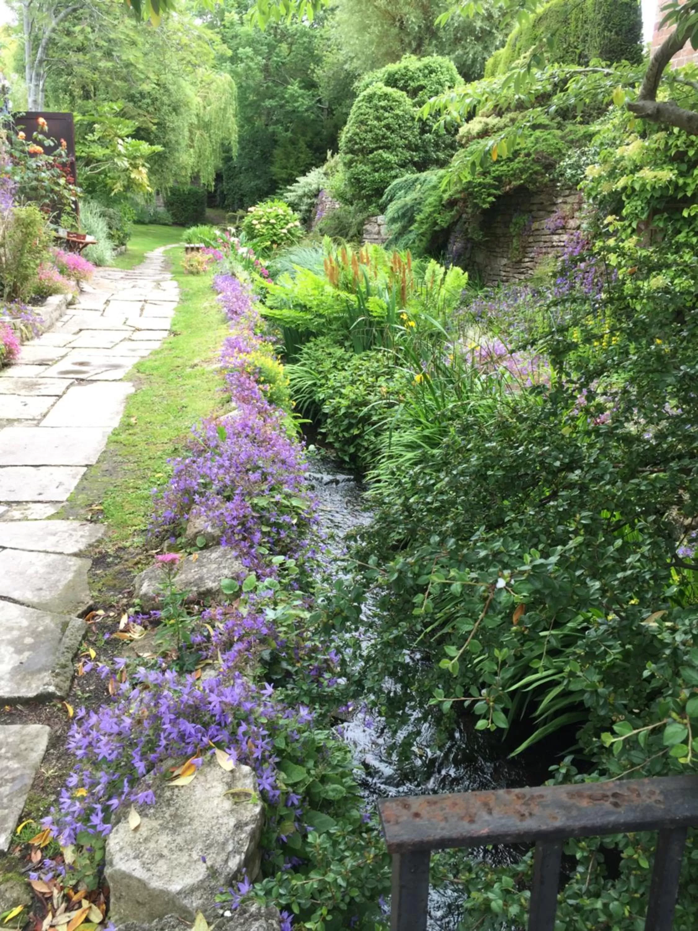 Garden in Blue Shutters
