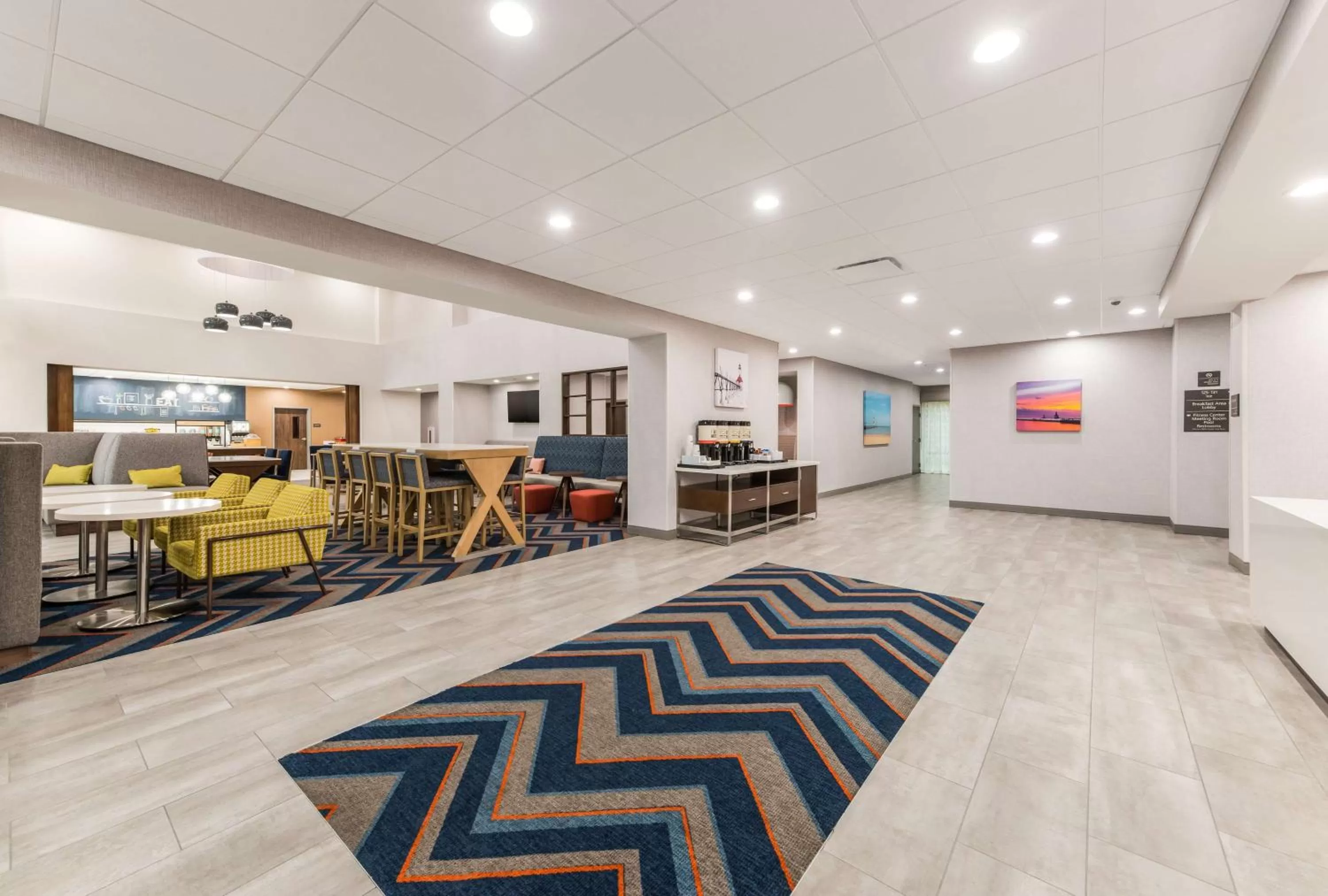 Lobby or reception in Hampton Inn & Suites Benton Harbor, MI