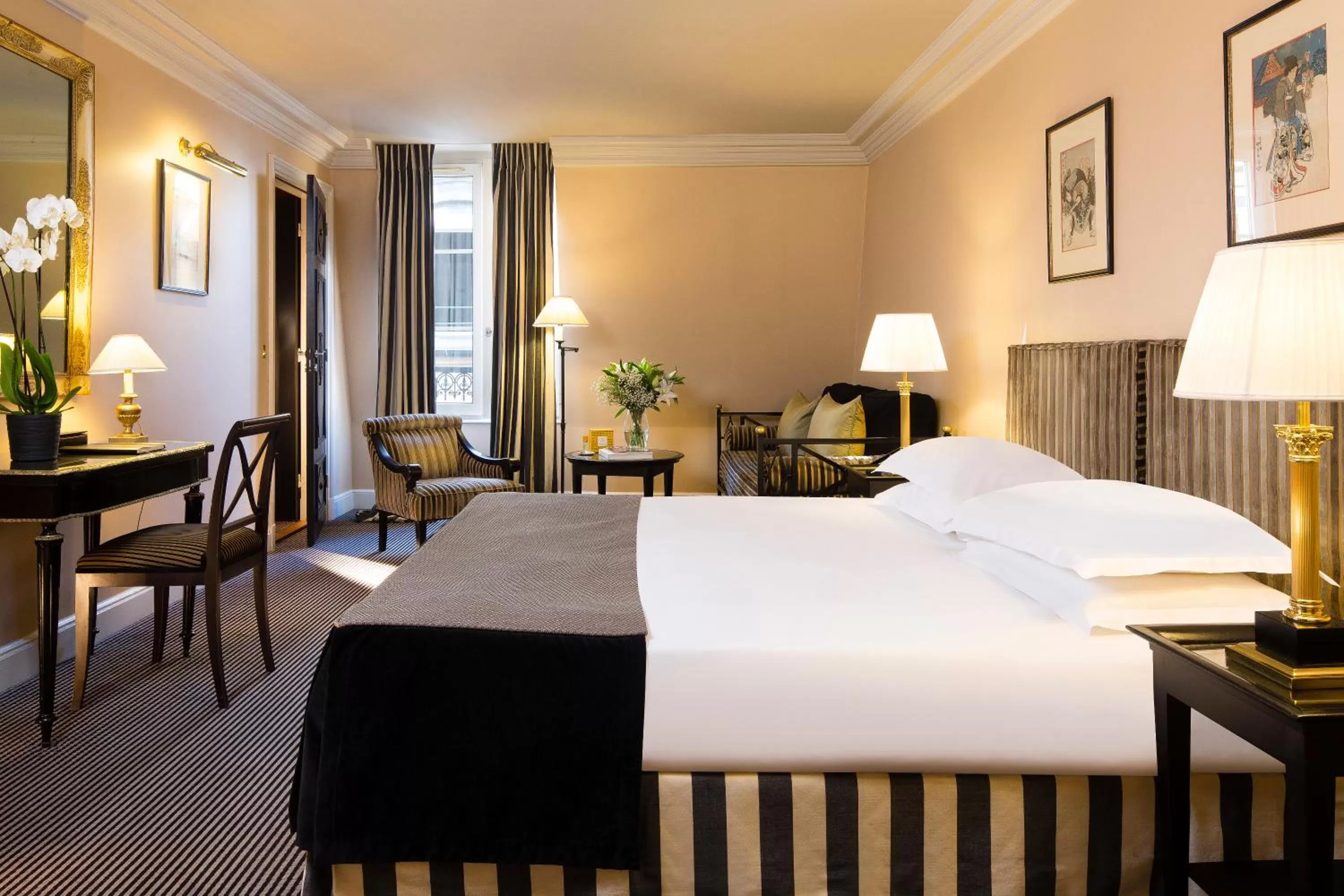 Bedroom, Bed in Hotel La Villa d'Estrées - Saint-Germain