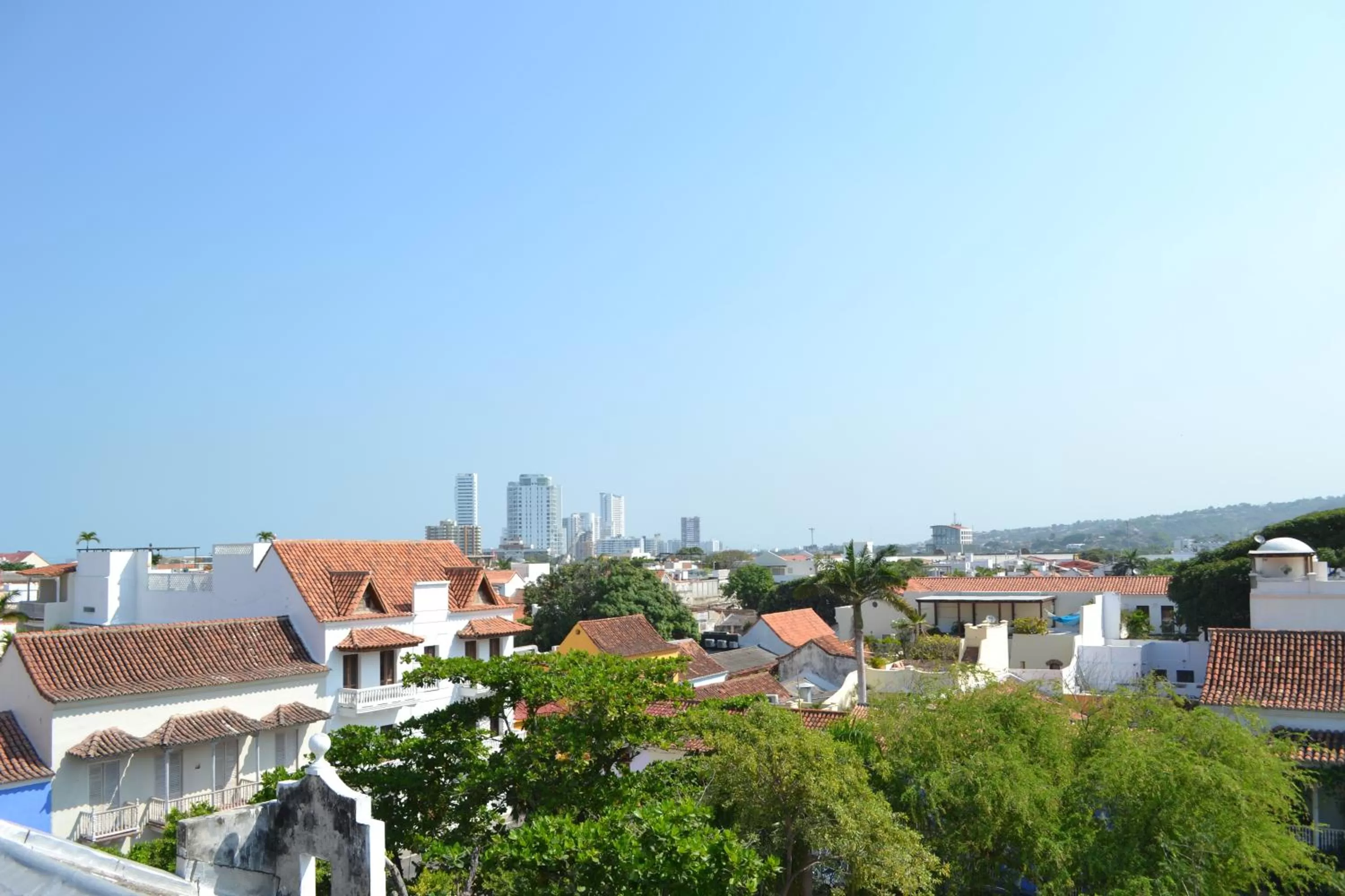 City view in Hotel Casa La Fe