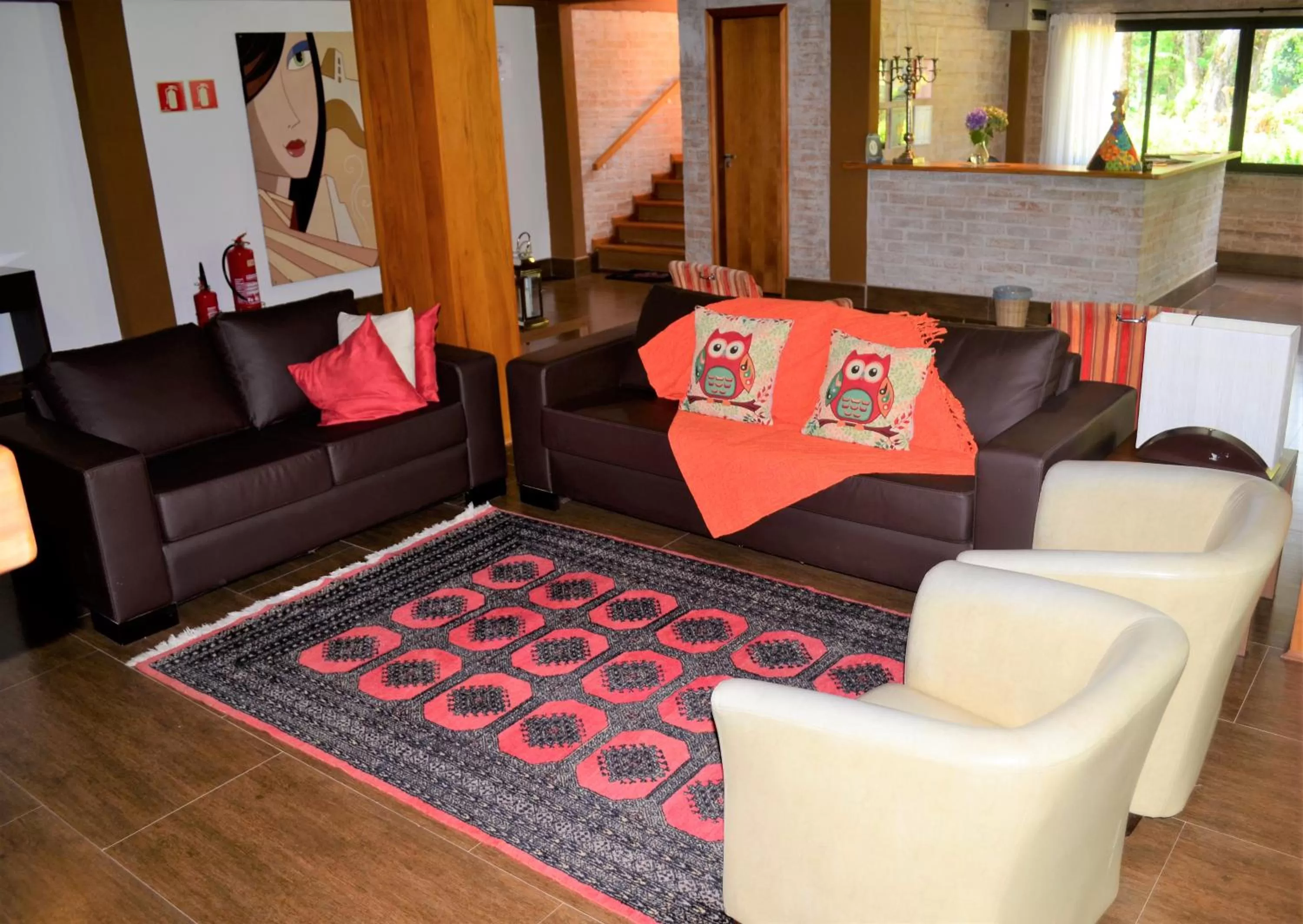 Living room in Pousada Toca Da Coruja