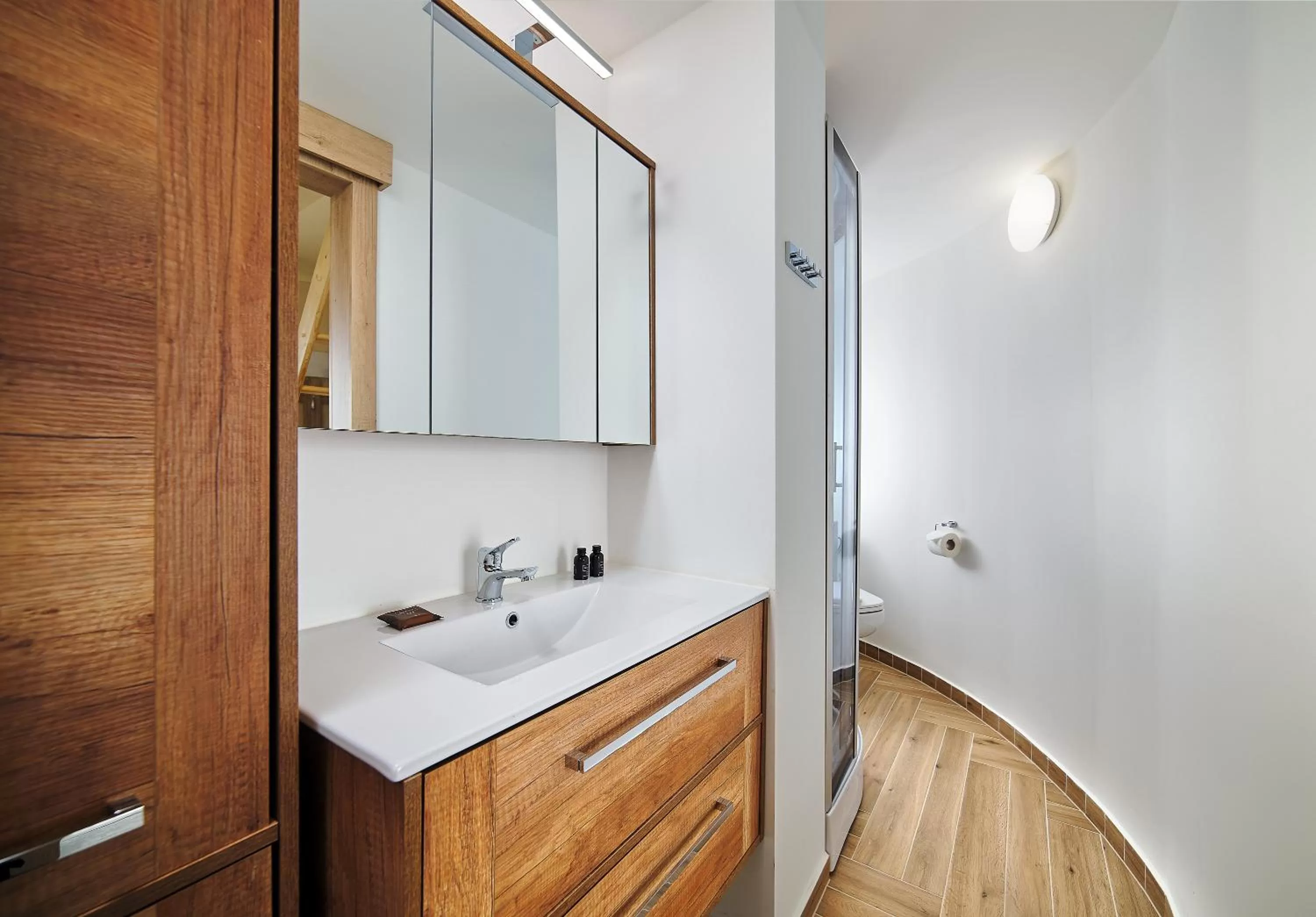 Bathroom in Hotel Dymník