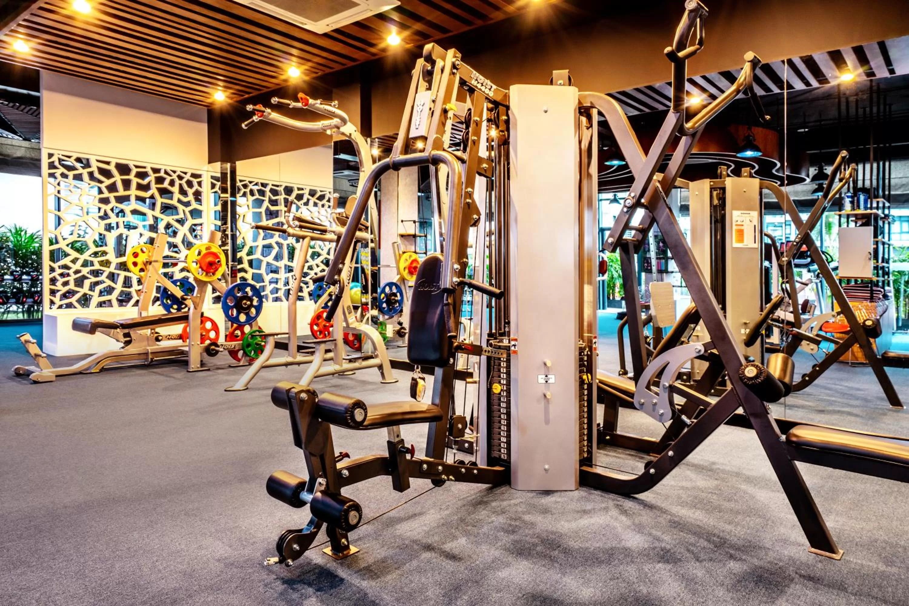 Fitness centre/facilities in Becamex Hotel New City