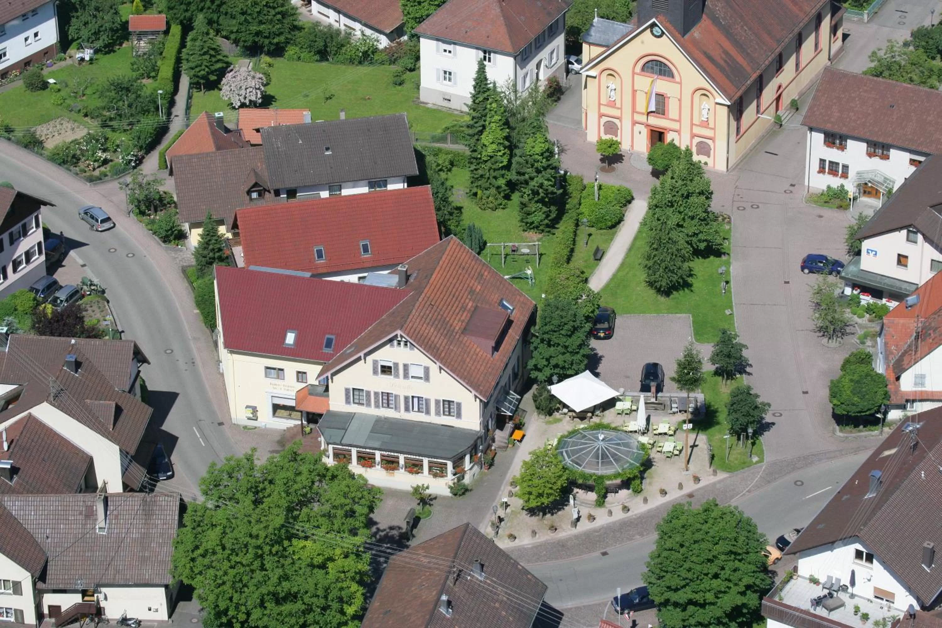 Bird's eye view in Gasthof zur Traube