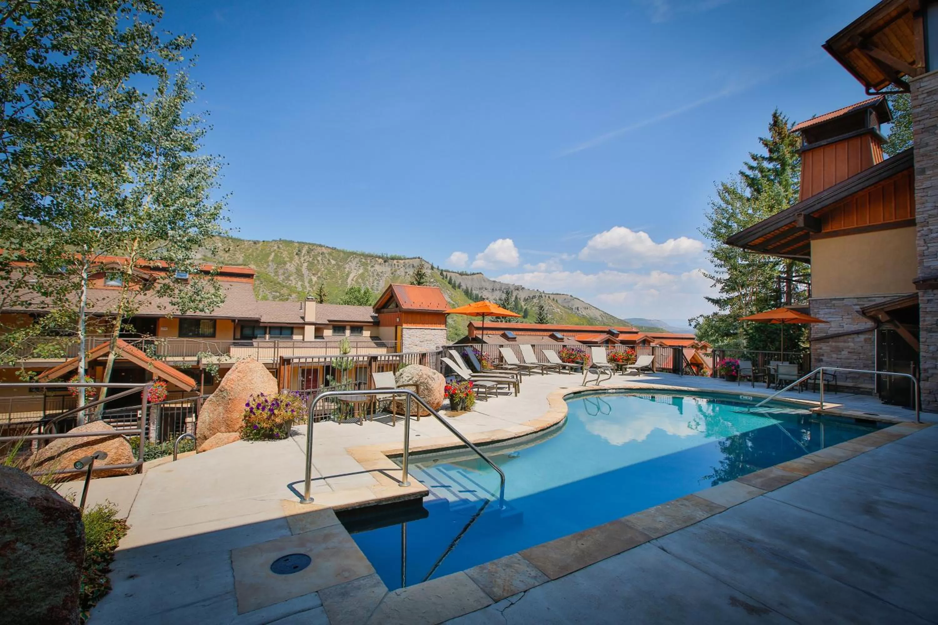 Swimming pool in The Crestwood Snowmass Village