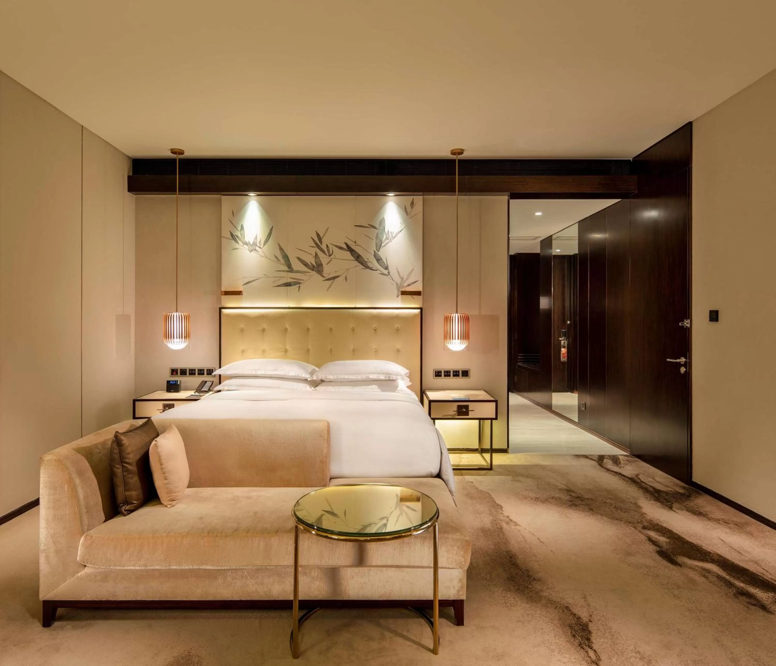 Bed in Hilton Shenzhen Futian