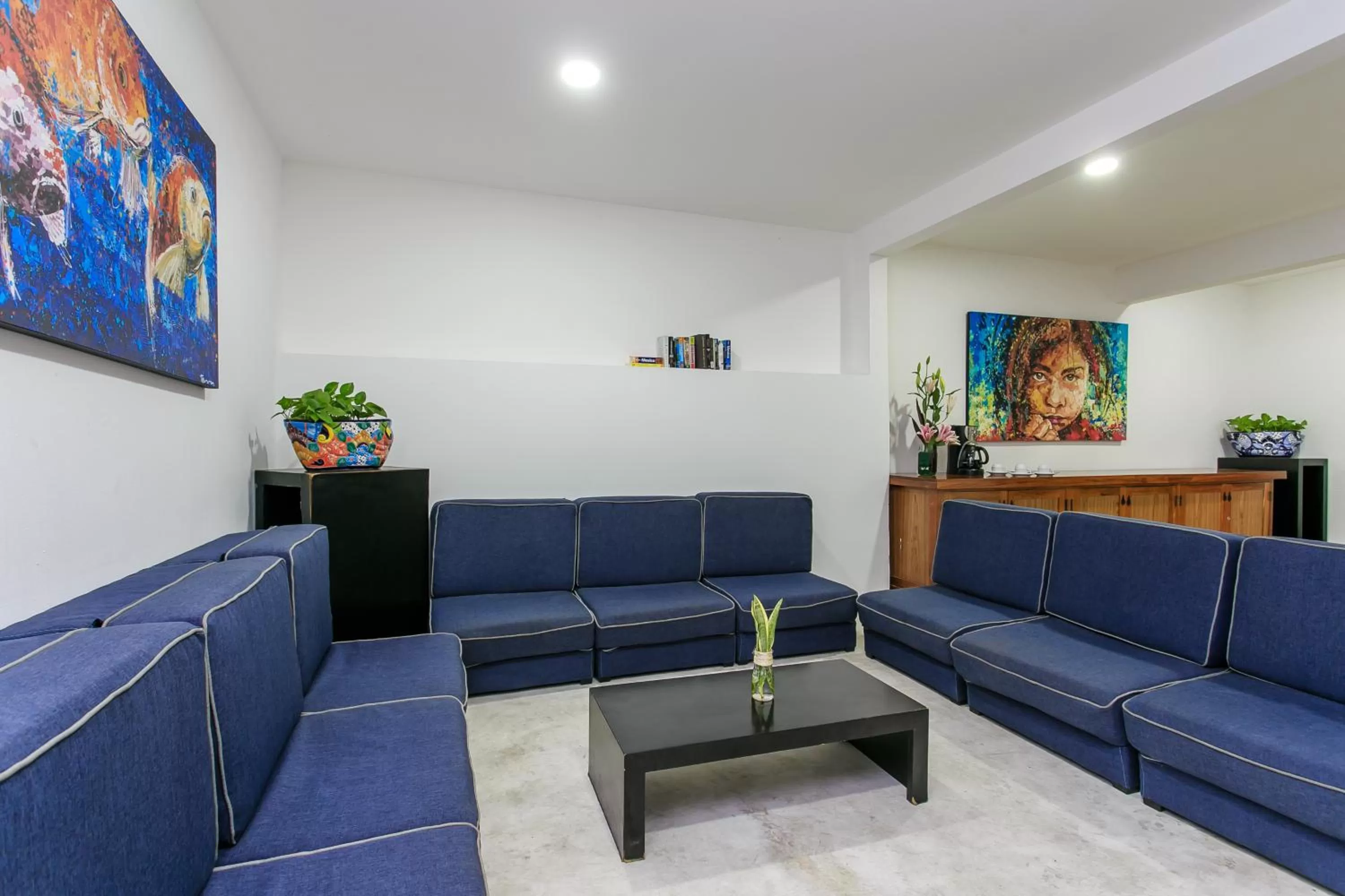 Seating area in Studio 30 Condhotel by Nah Hotels